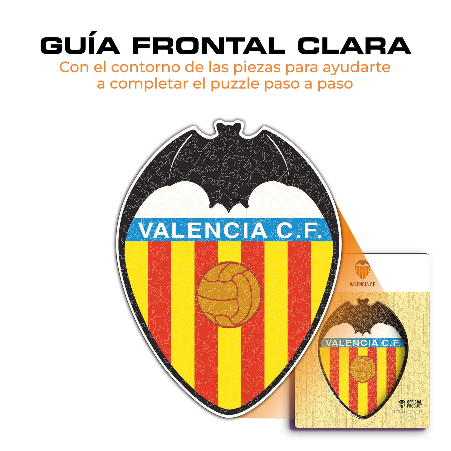 Valencia CF® Escudo - Rompecabezas de Madera