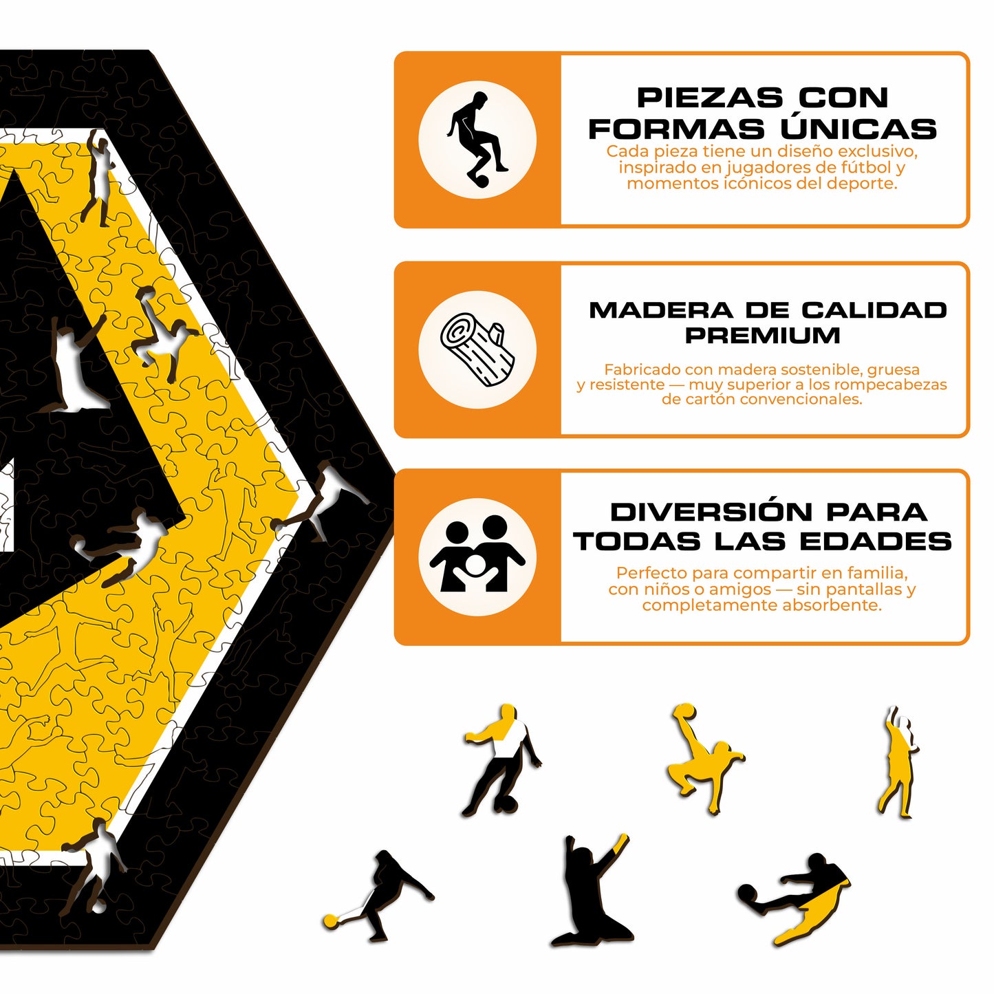 Wolves FC® Escudo - Rompecabezas de Madera