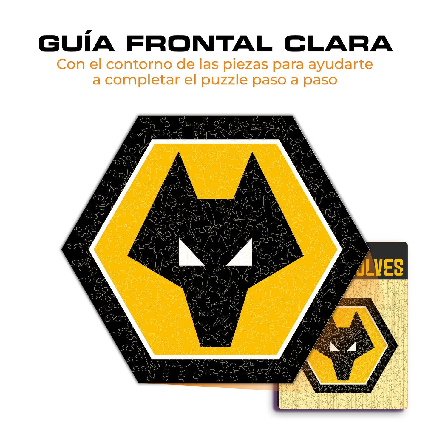 Wolves FC® Escudo - Rompecabezas de Madera