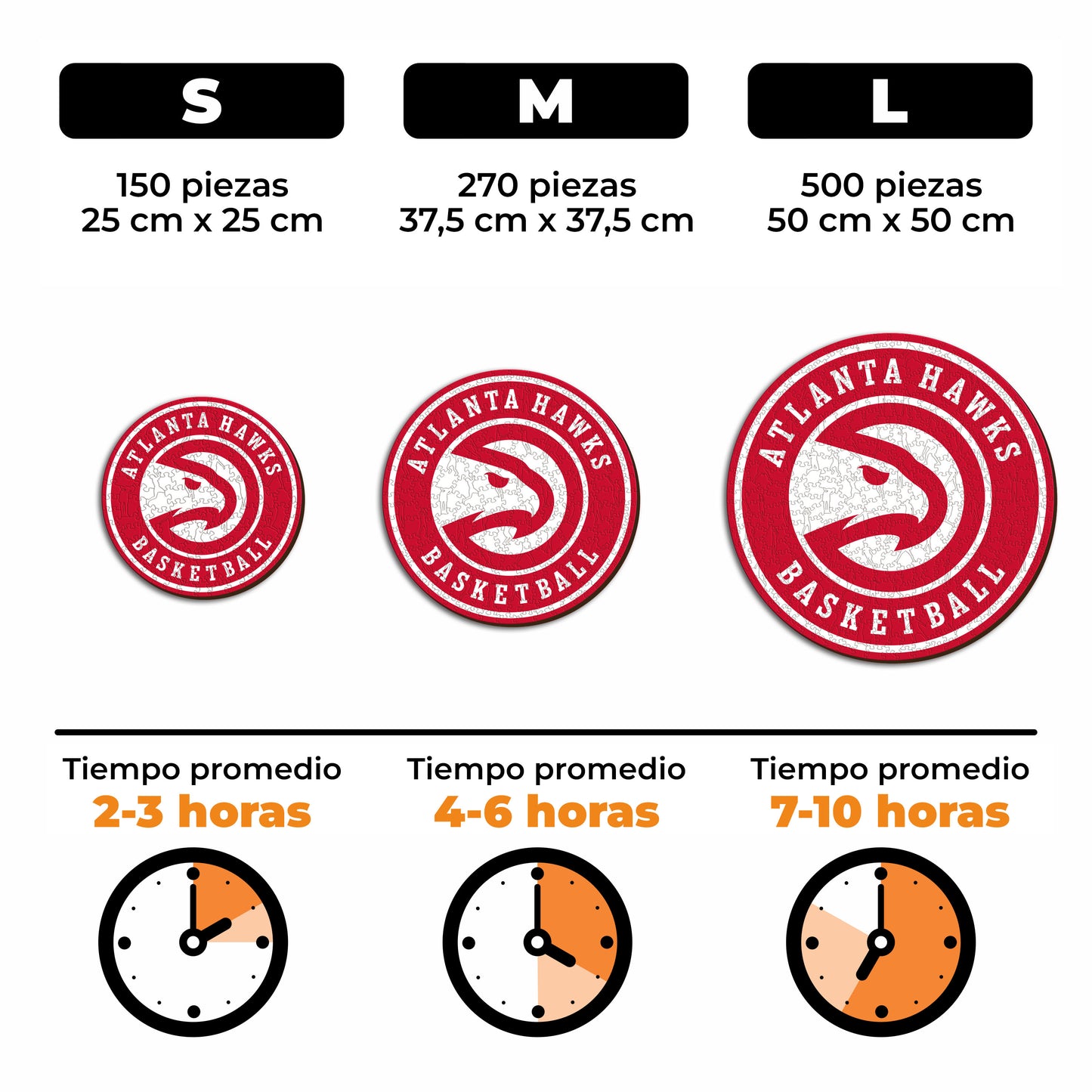 Atlanta Hawks™ - Rompecabezas de Madera