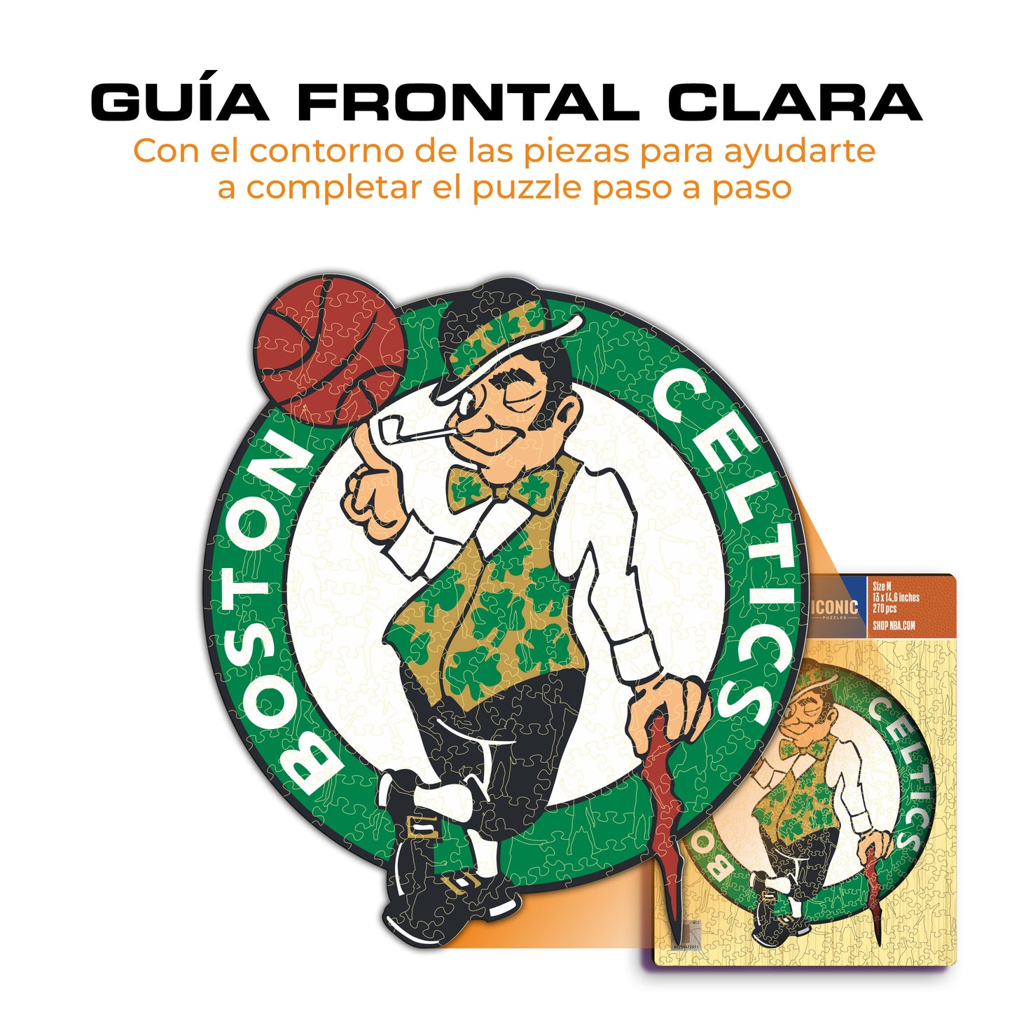 Boston Celtics™ - Rompecabezas de Madera