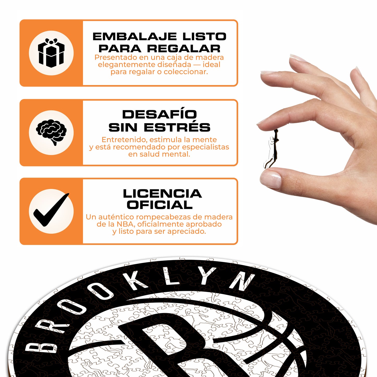 Brooklyn Nets™ - Rompecabezas de Madera