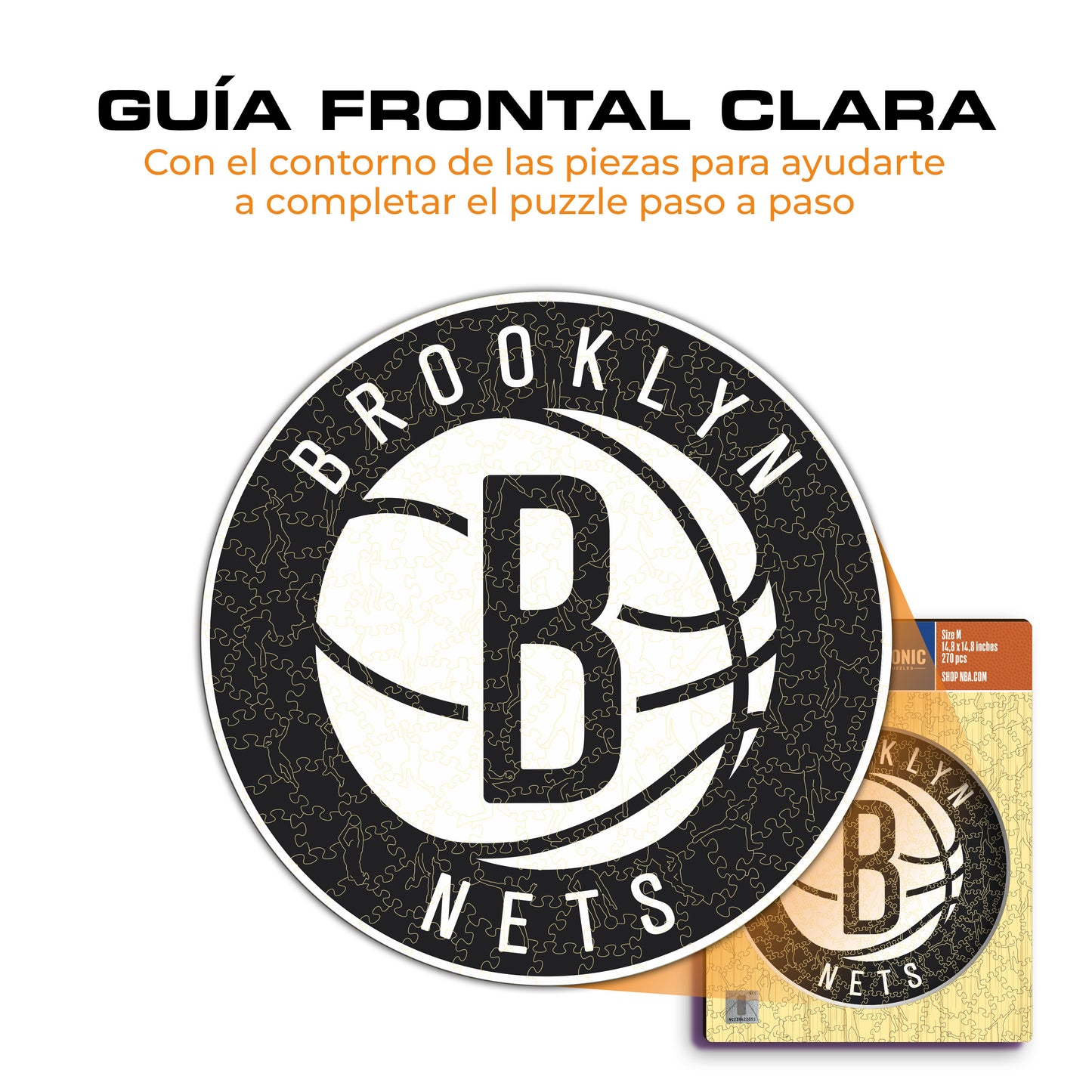 Brooklyn Nets™ - Rompecabezas de Madera