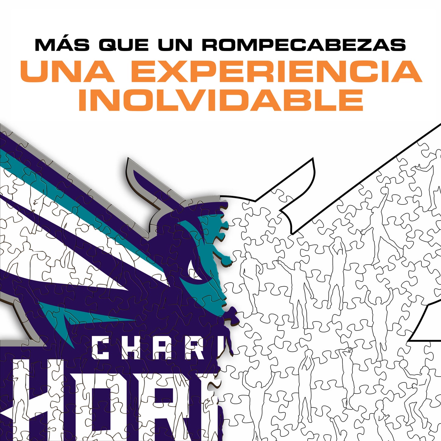 Charlotte Hornets™ - Rompecabezas de Madera