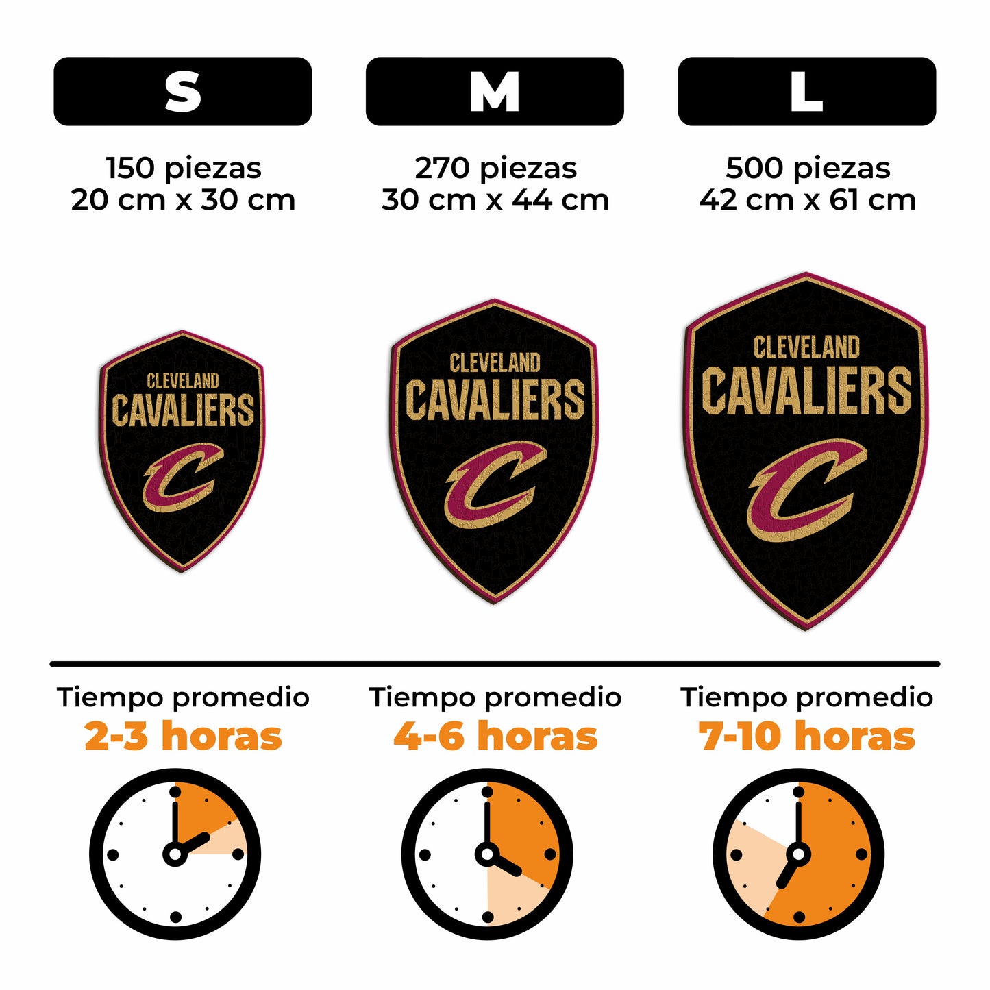 Cleveland Cavaliers™ - Rompecabezas de Madera