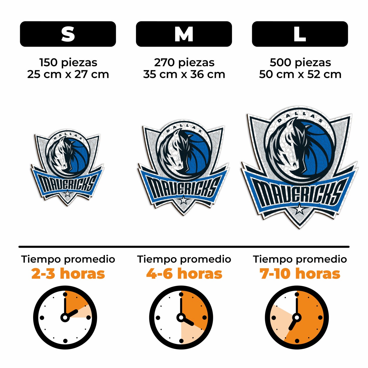 Dallas Mavericks™ - Rompecabezas de Madera