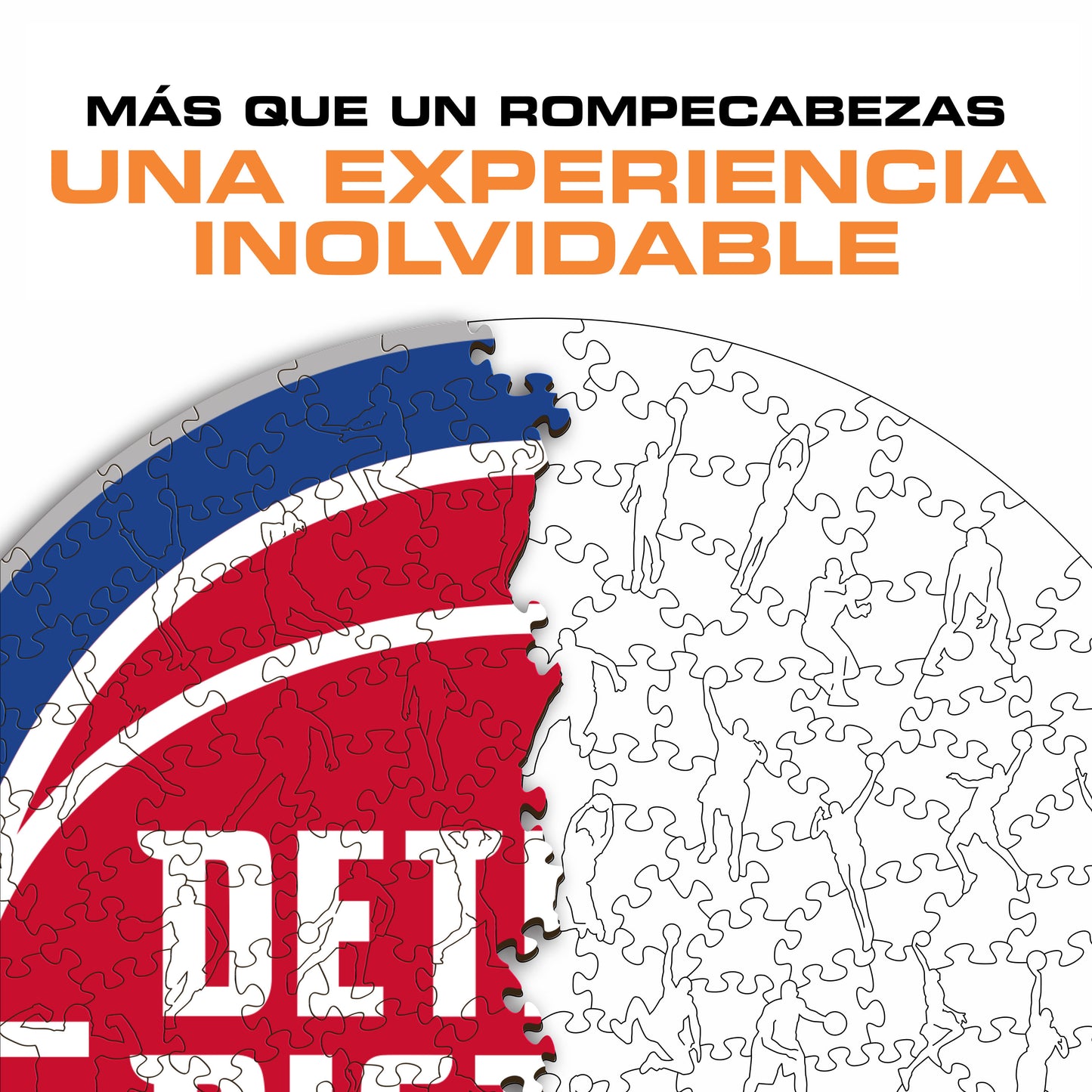 Detroit Pistons™ - Rompecabezas de Madera