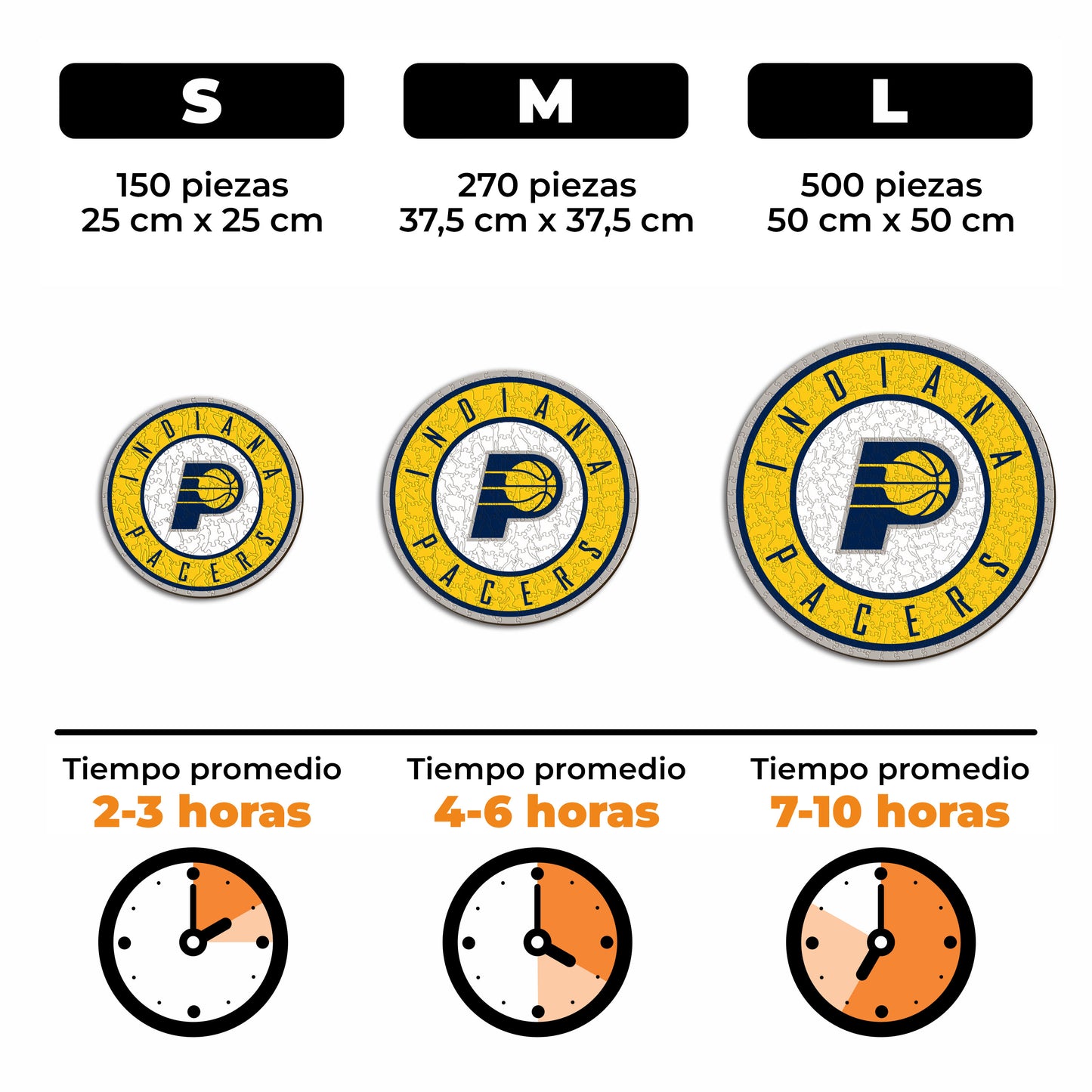 Indiana Pacers™ - Rompecabezas de Madera