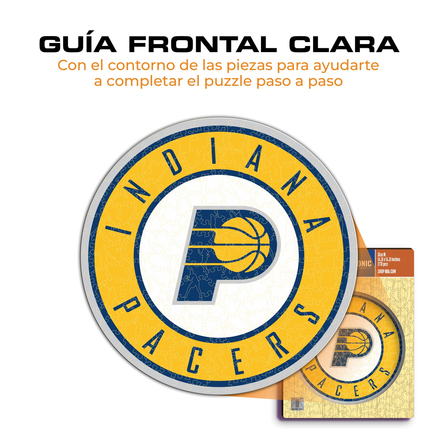Indiana Pacers™ - Rompecabezas de Madera