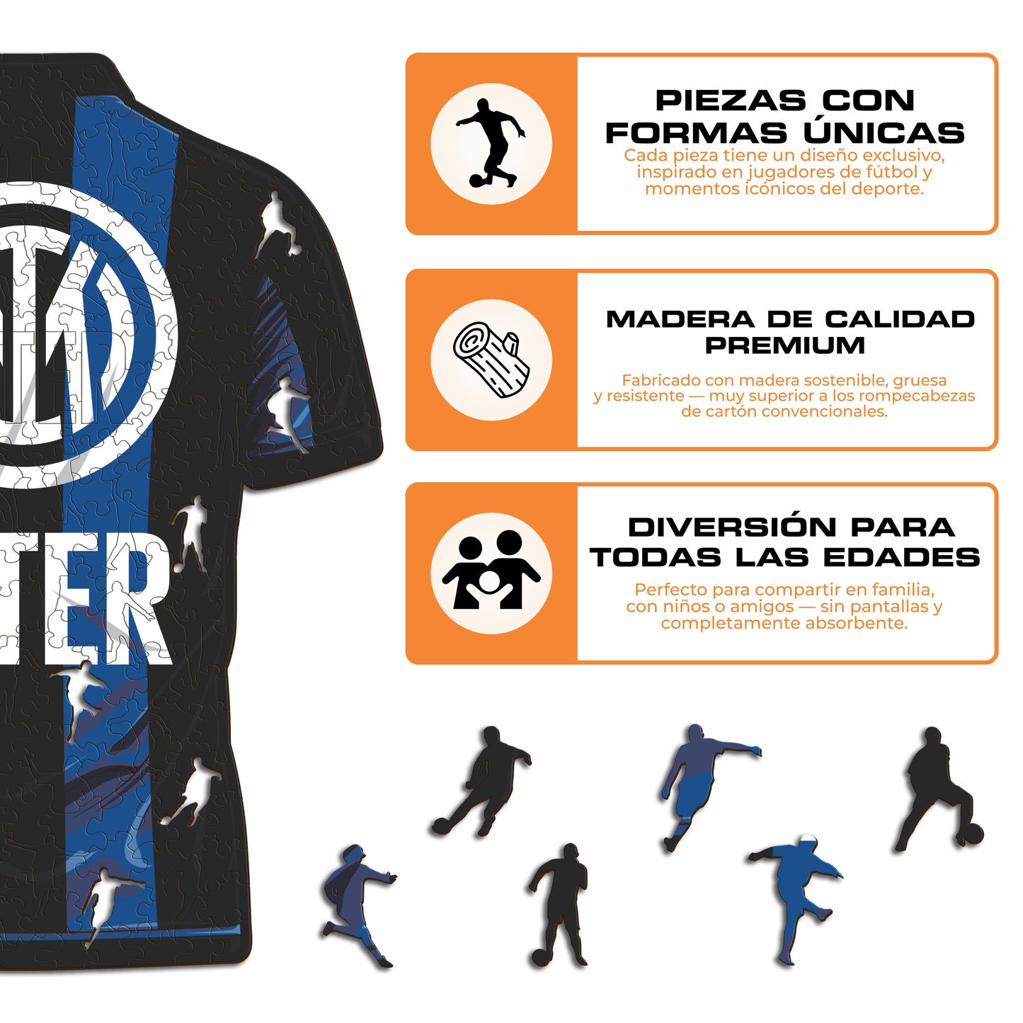 FC Inter® Jersey - Rompecabezas de Madera