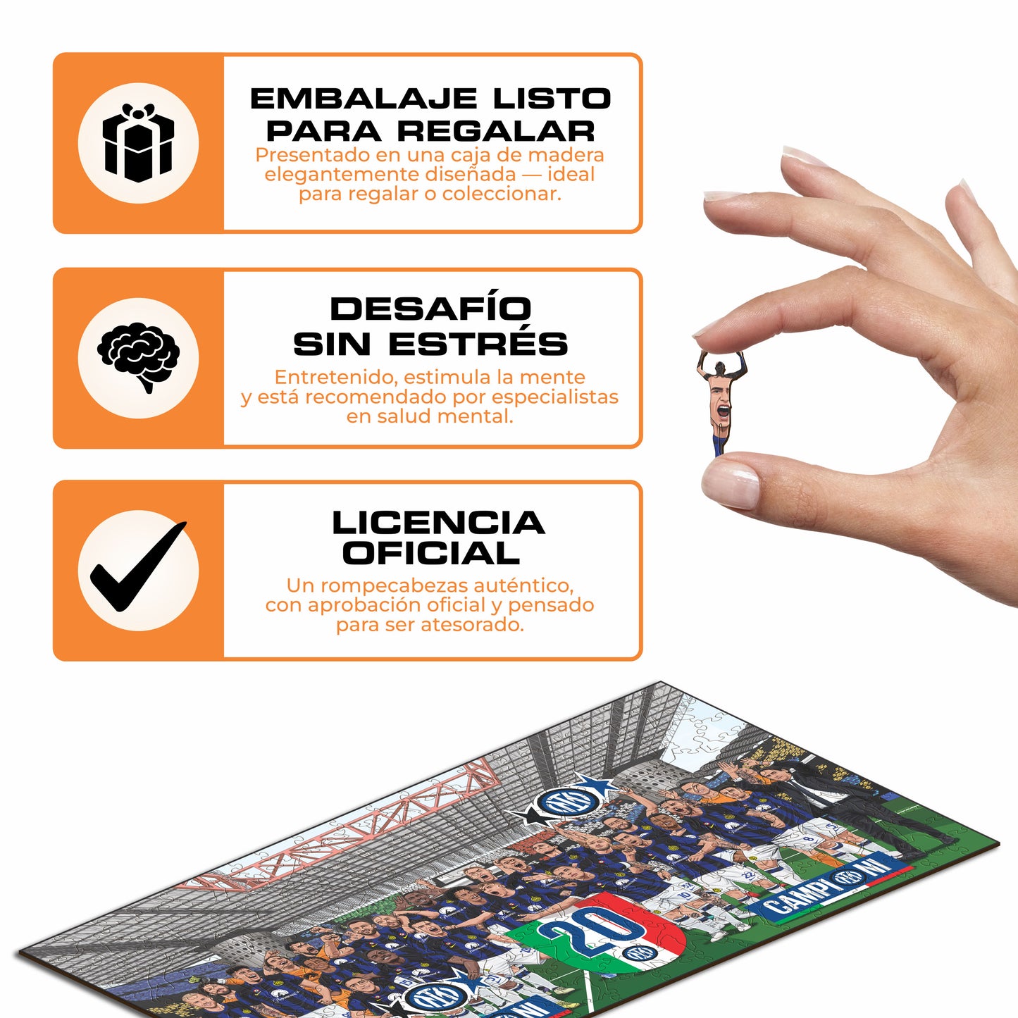 FC Inter® 20th Scudetto - Rompecabezas de Madera