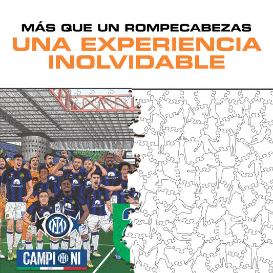 FC Inter® 20th Scudetto - Rompecabezas de Madera