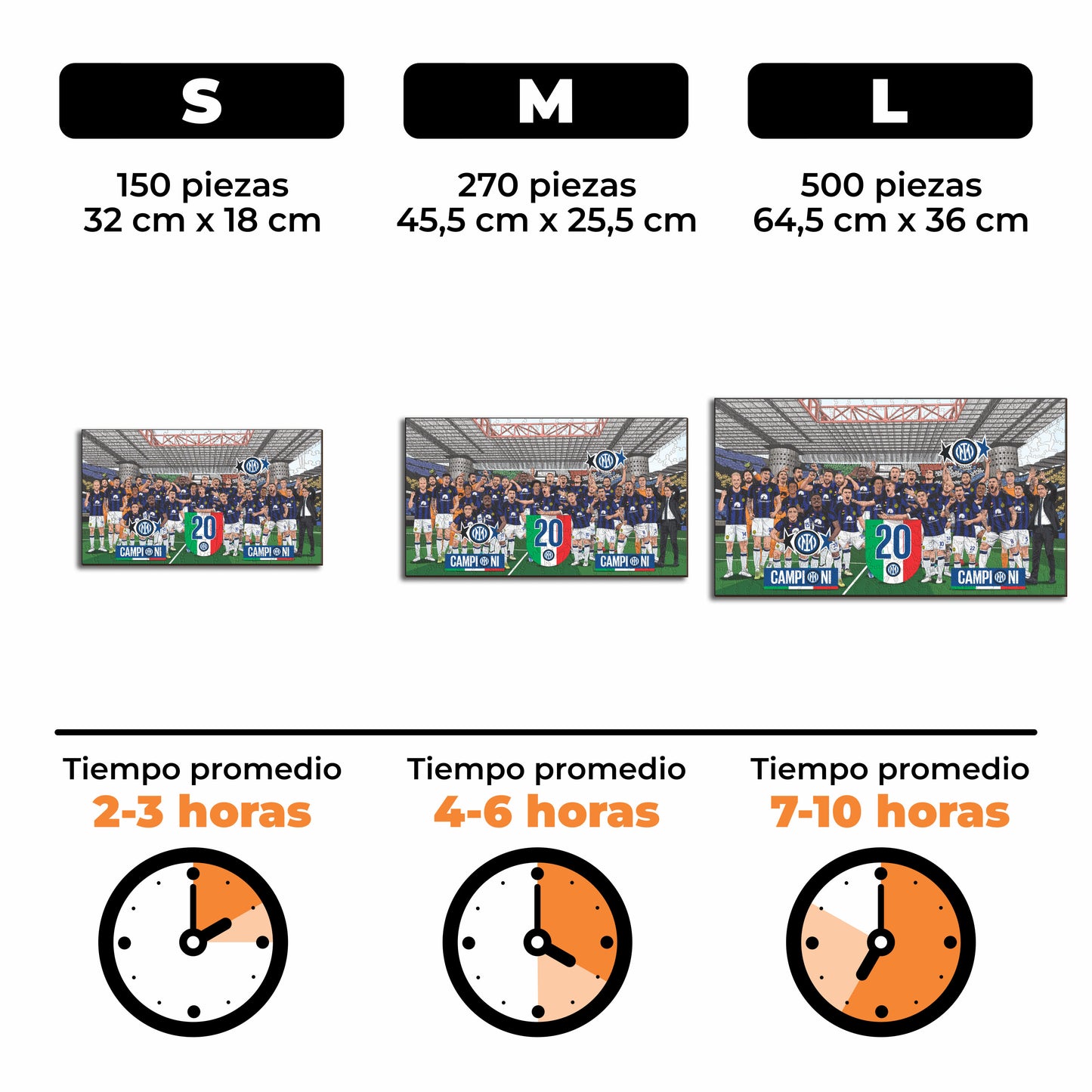 FC Inter® 20th Scudetto - Rompecabezas de Madera