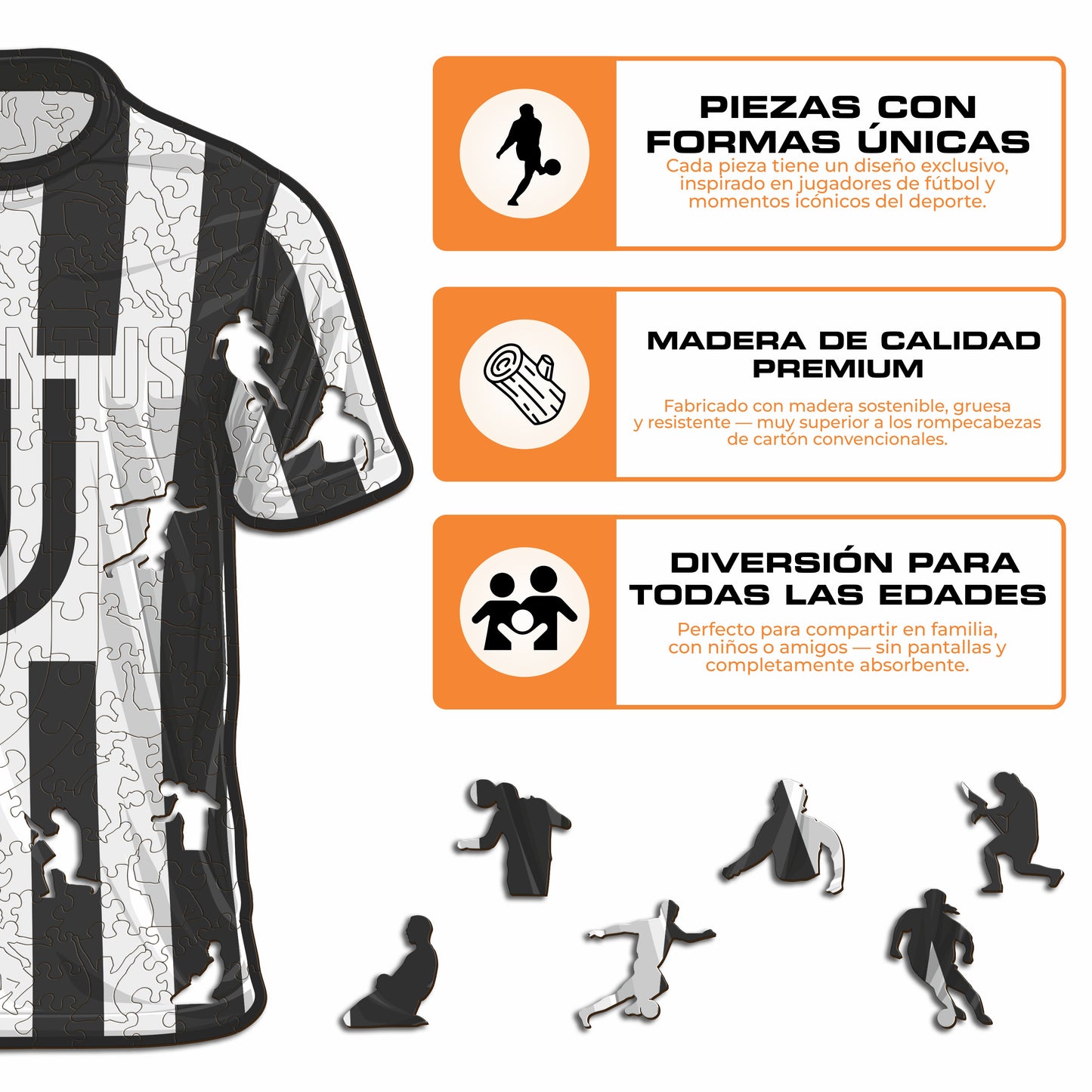Juventus FC® Jersey - Rompecabezas de Madera