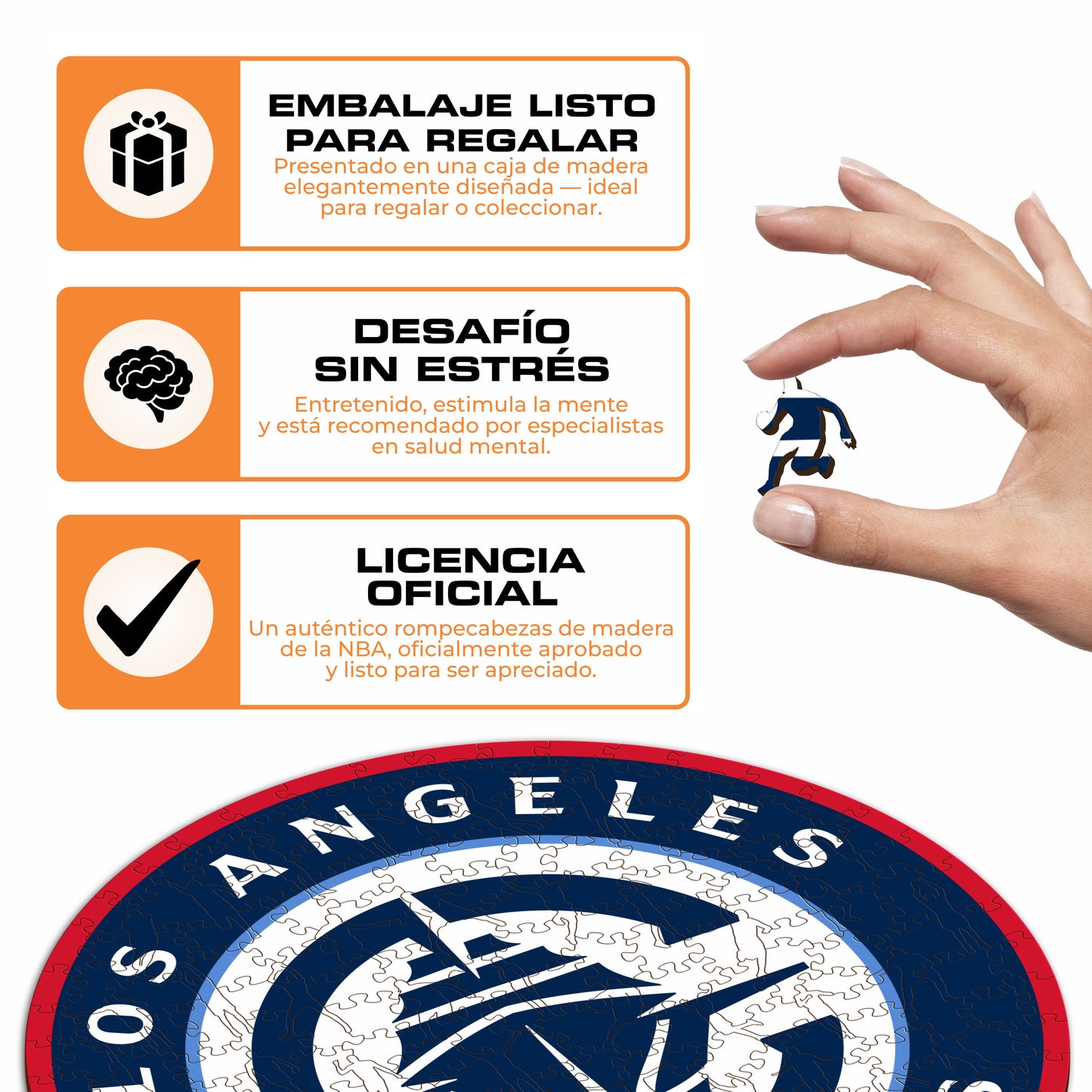 Los Angeles Clippers™ - Rompecabezas de Madera