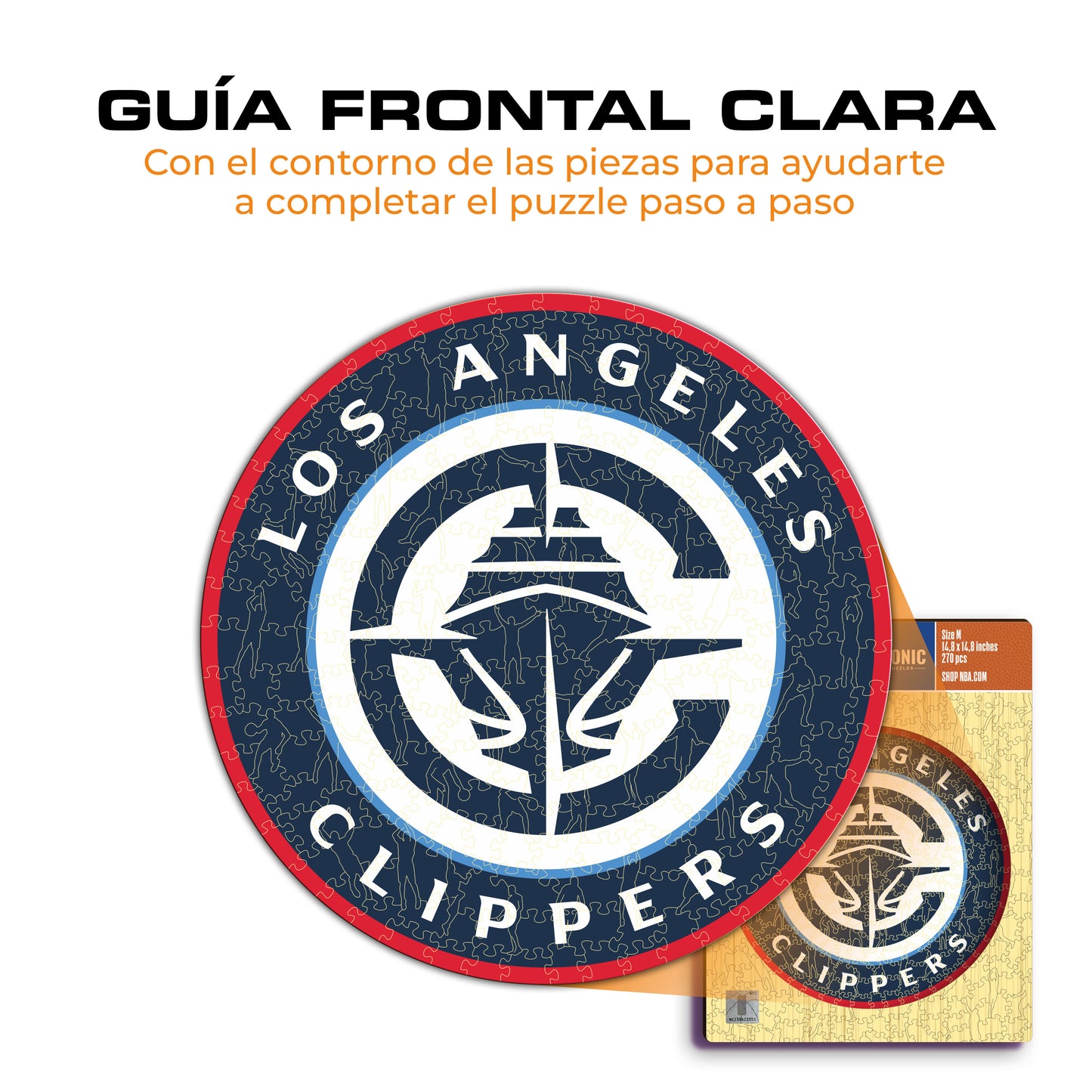 Los Angeles Clippers™ - Rompecabezas de Madera