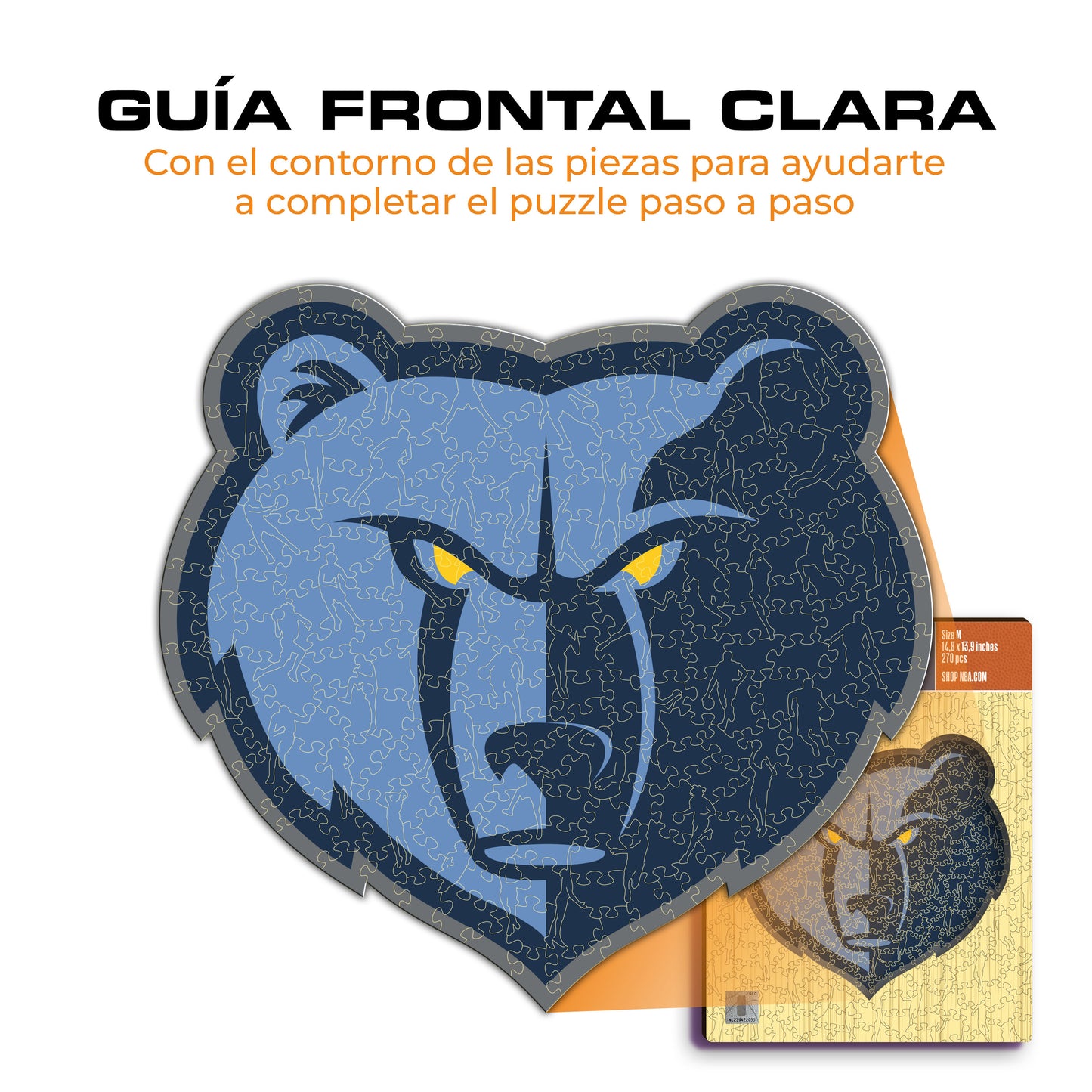 Memphis Grizzlies™ - Rompecabezas de Madera