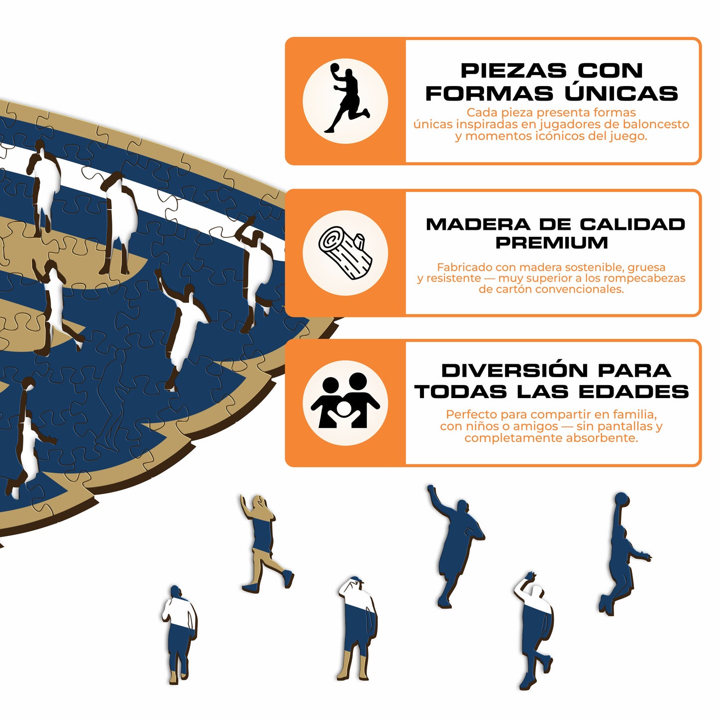 New Orleans Pelicans™ - Rompecabezas de Madera