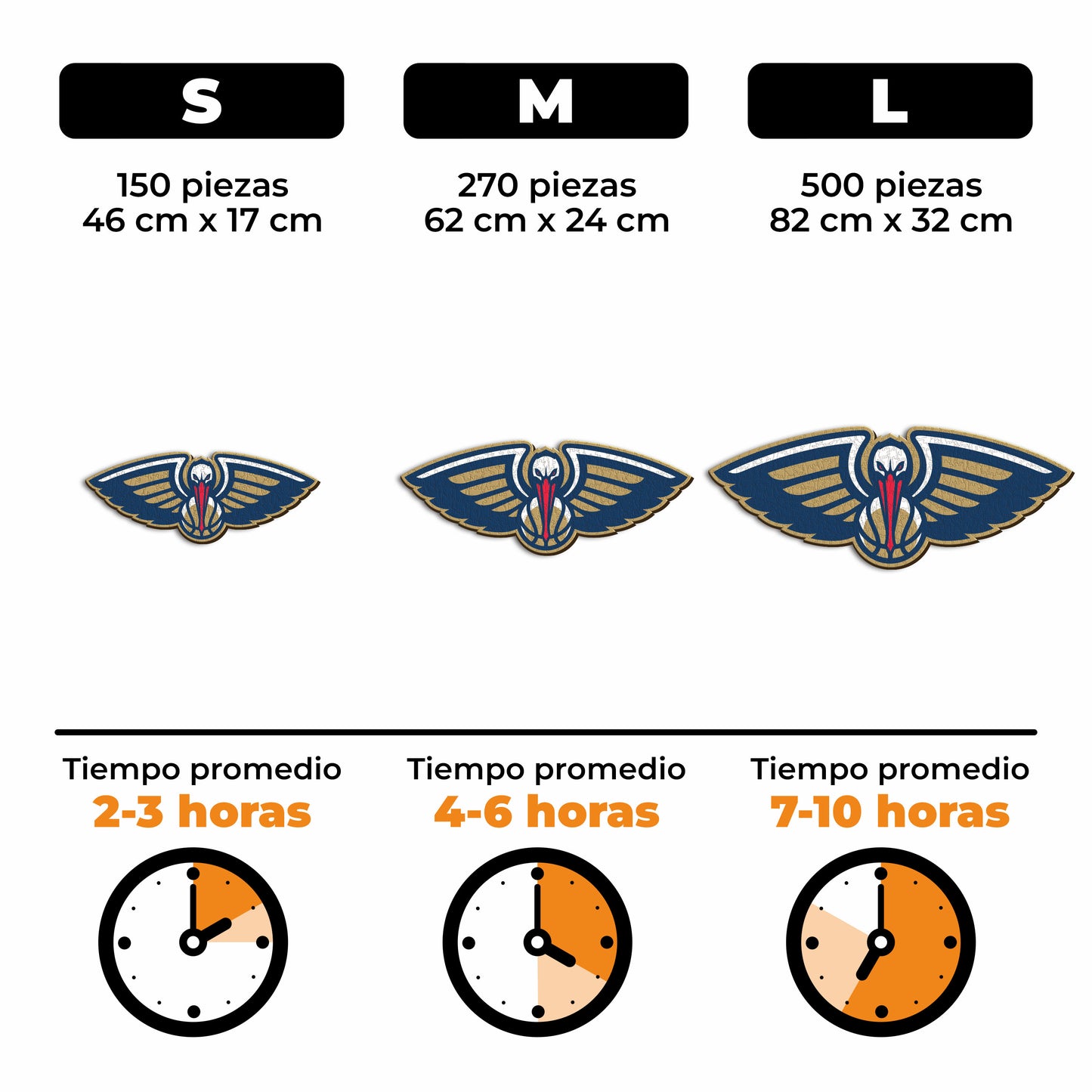 New Orleans Pelicans™ - Rompecabezas de Madera