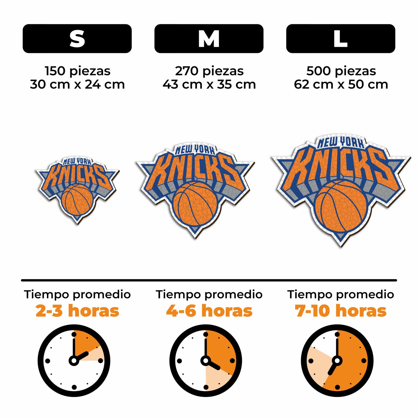 New York Knicks™ - Rompecabezas de Madera