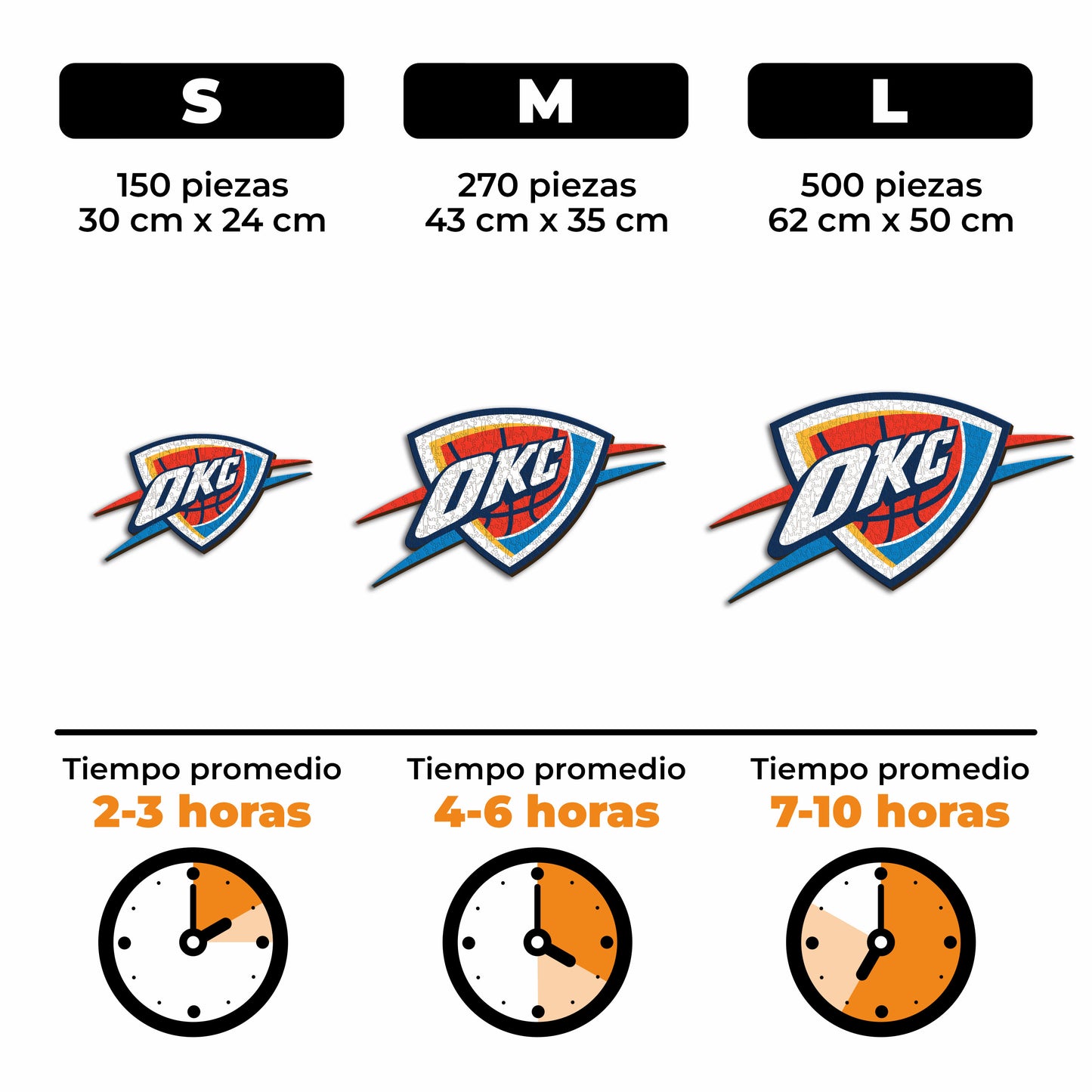Oklahoma City Thunder™ - Rompecabezas de Madera