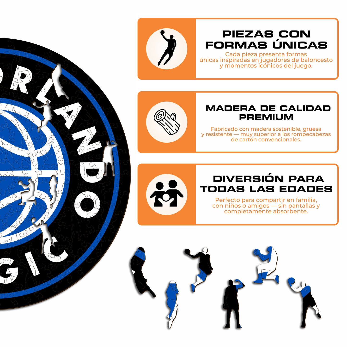 Orlando Magic™ - Rompecabezas de Madera