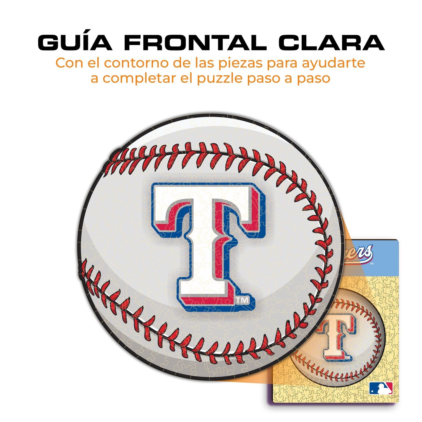 Texas Rangers™ - Rompecabezas de Madera