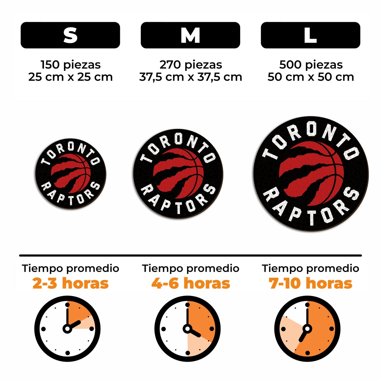 Toronto Raptors™ - Rompecabezas de Madera