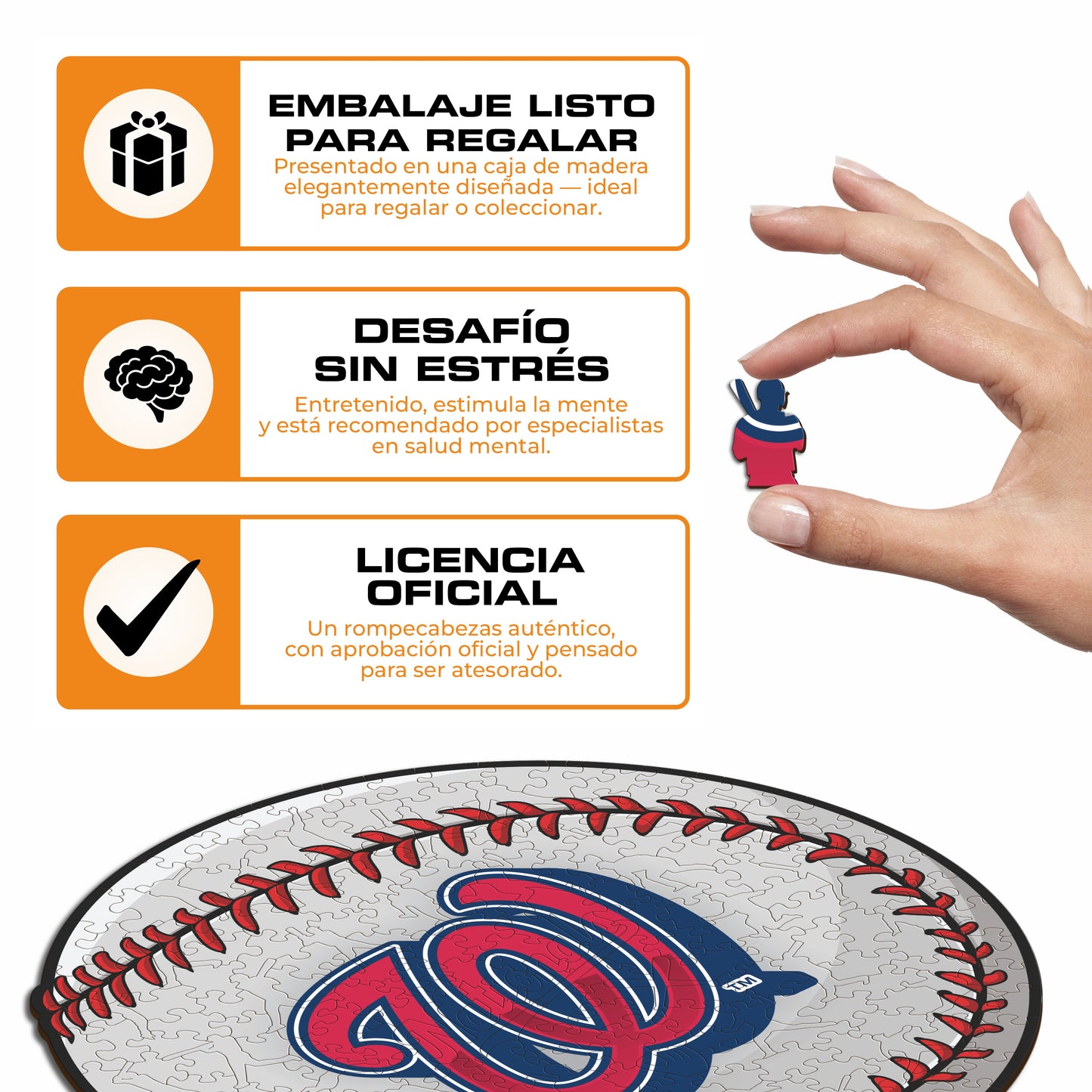 Washington Nationals™ - Rompecabezas de Madera
