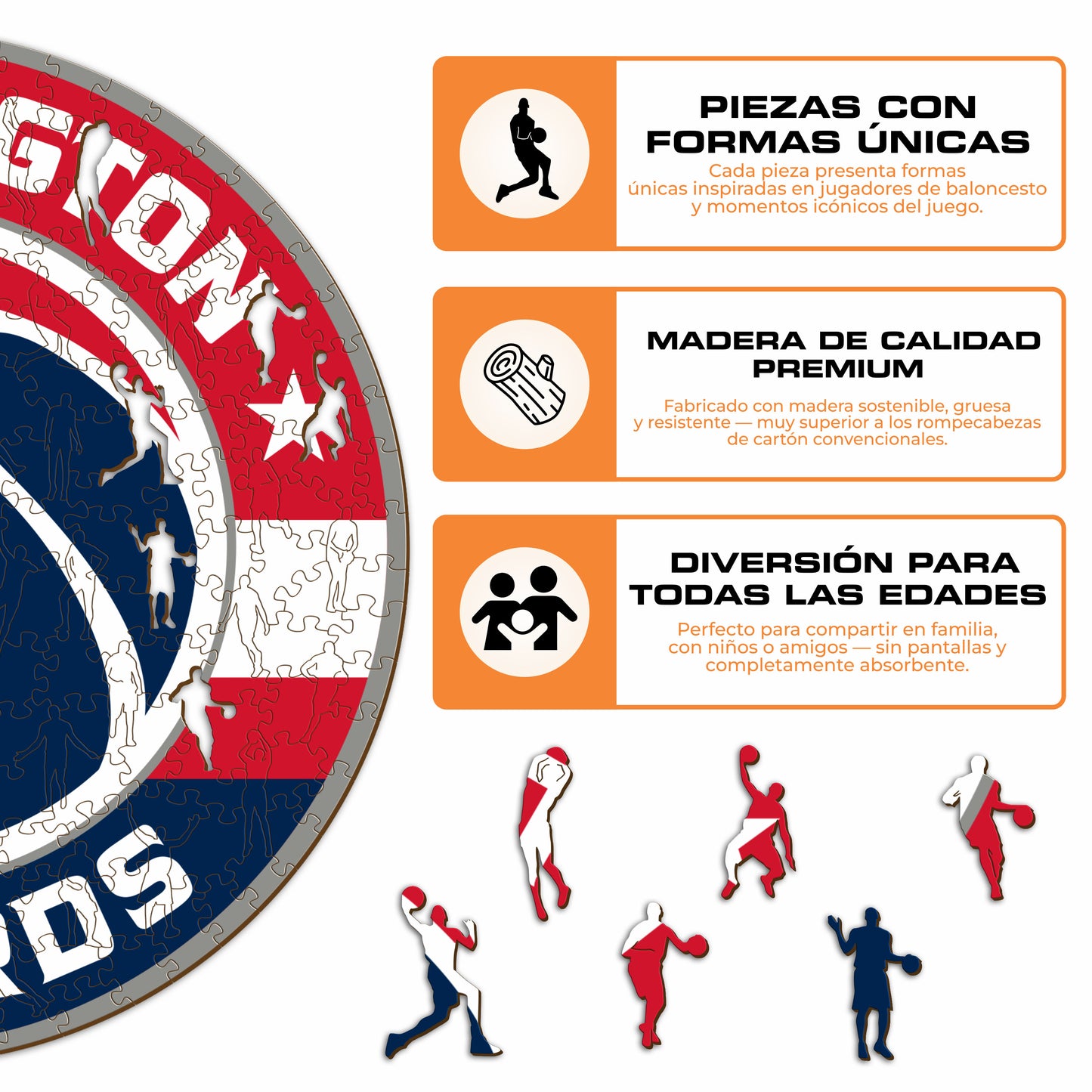 Washington Wizards™ - Rompecabezas de Madera
