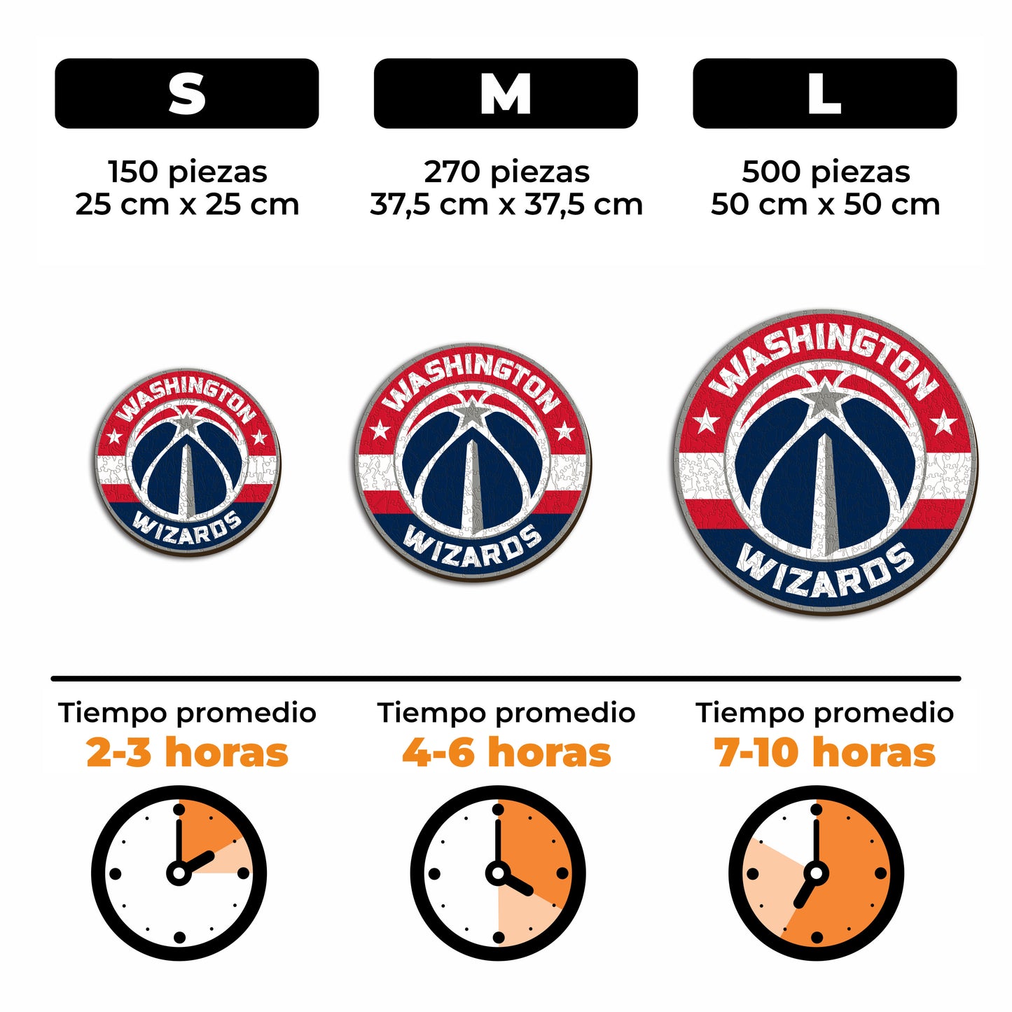 Washington Wizards™ - Rompecabezas de Madera
