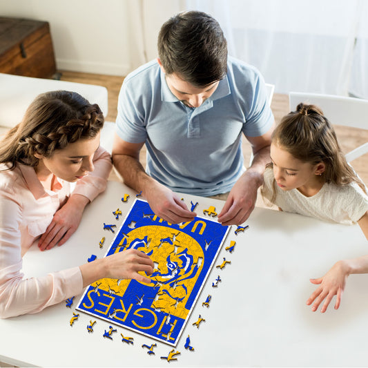 Tigres UANL® Escudo - Rompecabezas de Madera