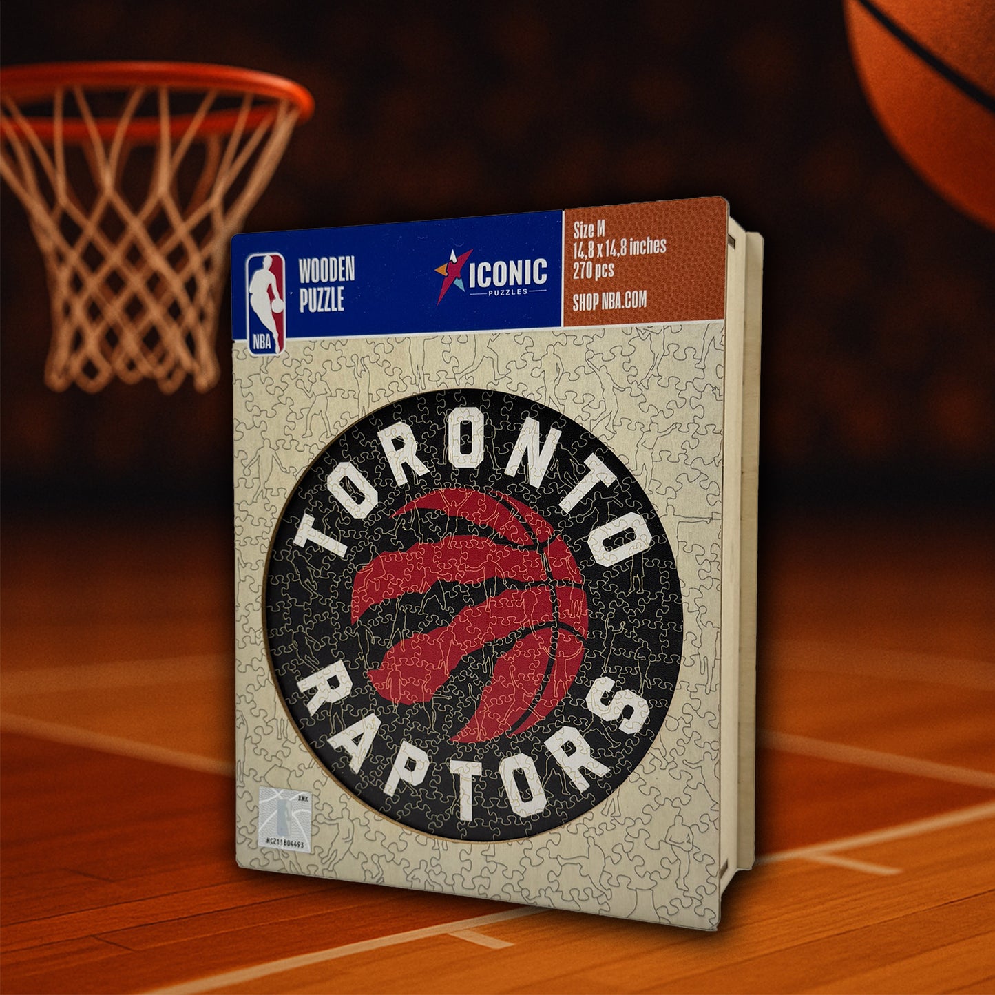 Toronto Raptors™ - Rompecabezas de Madera