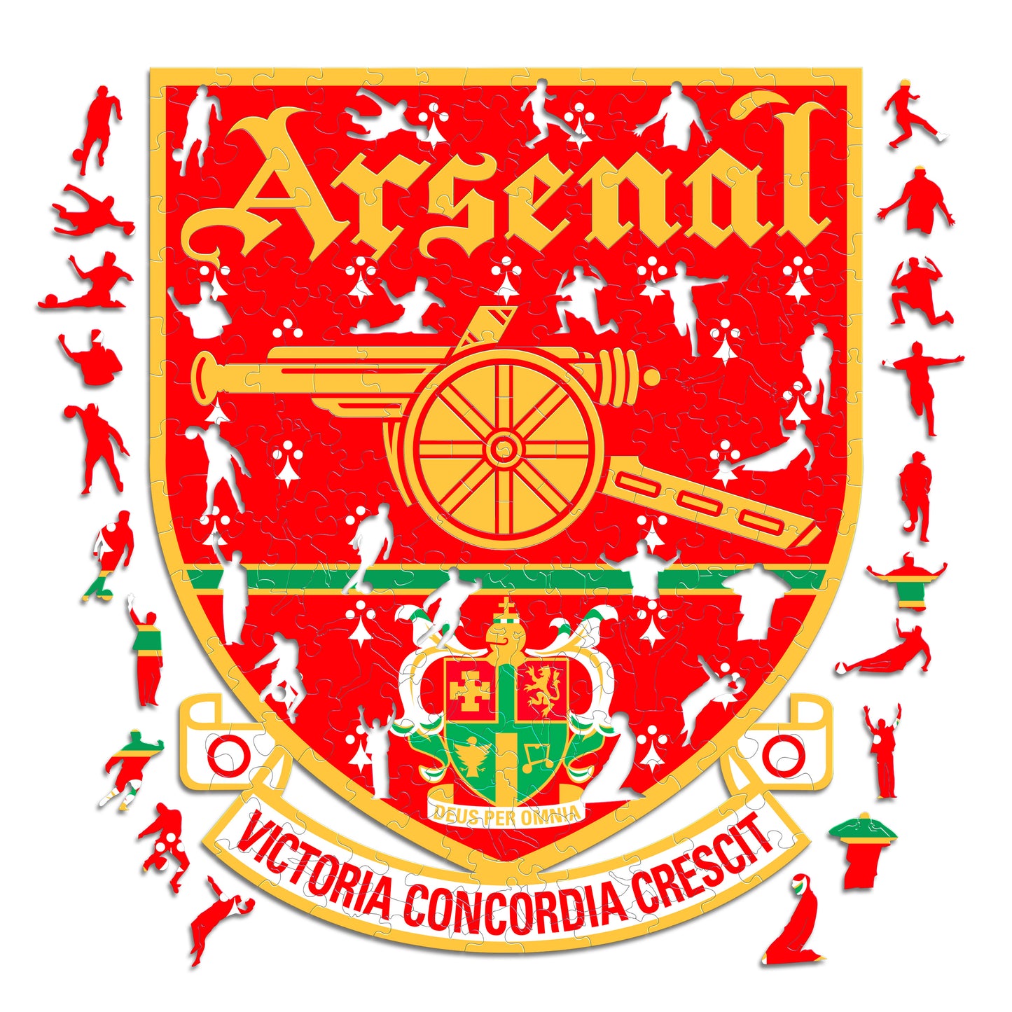 2 PACK Arsenal FC® Escudo + Retro Logo