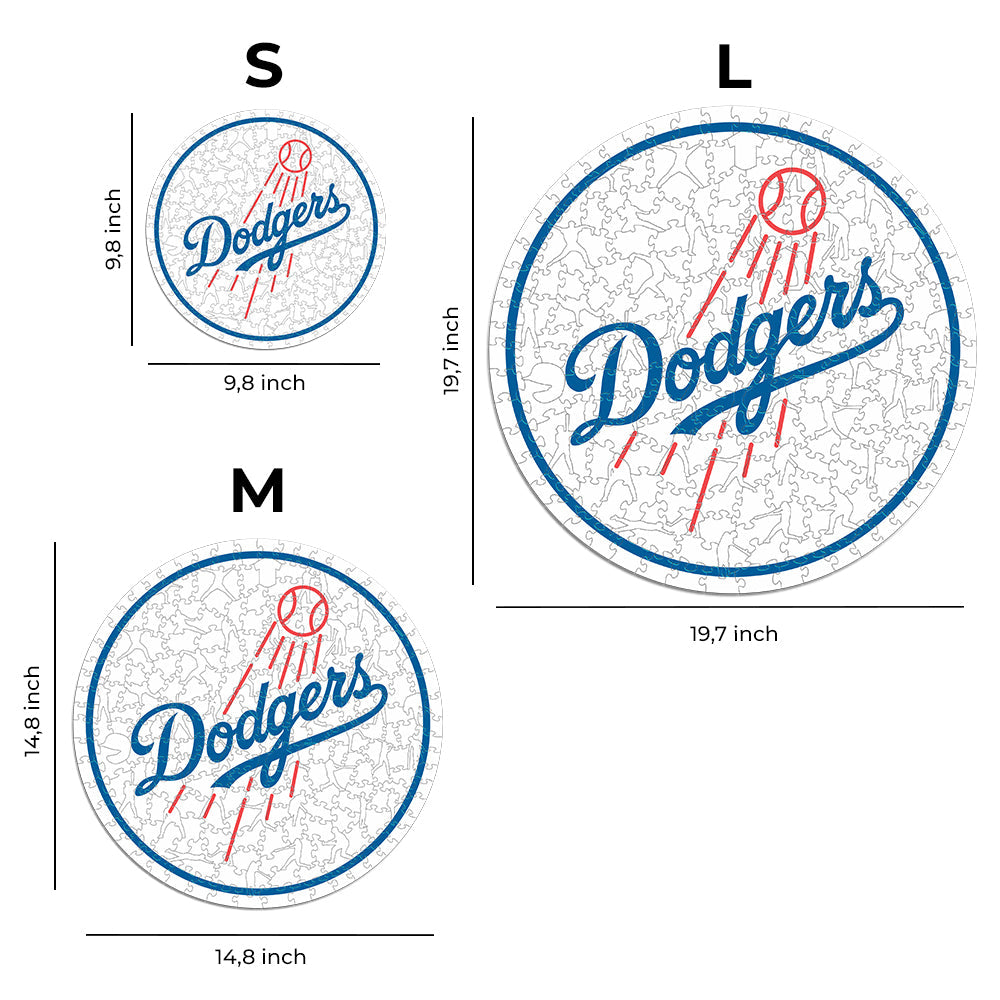 Los Angeles Dodgers™ - Rompecabezas de Madera