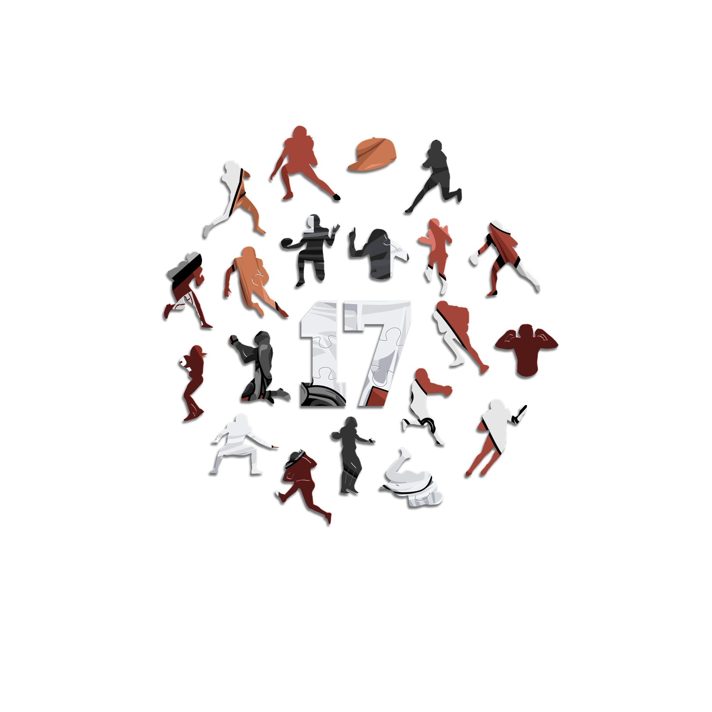 Davante Adams - Rompecabezas de Madera