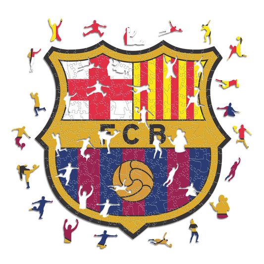 FC Barcelona® Escudo - Rompecabezas de Madera