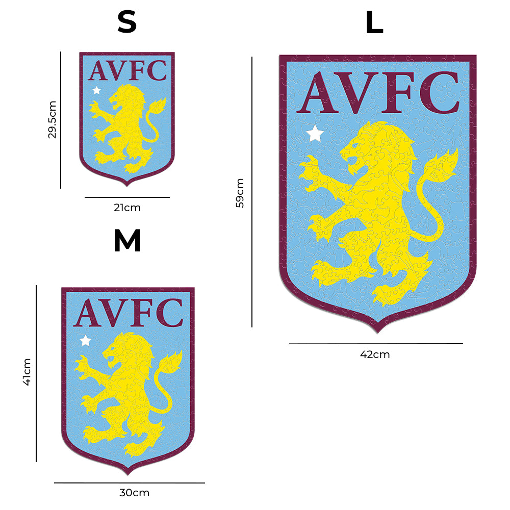 Aston Villa FC® Escudo - Rompecabezas de Madera