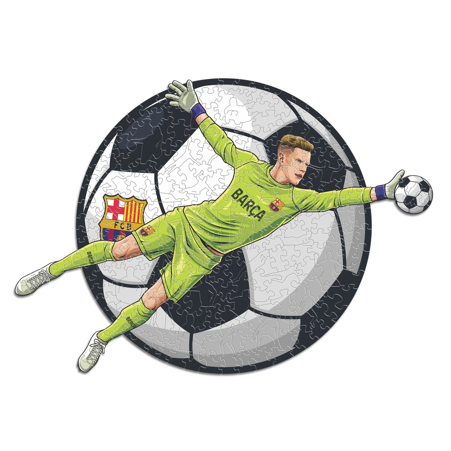 Marc-André ter Stegen - Rompecabezas de Madera
