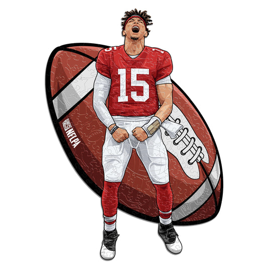 Patrick Mahomes - Rompecabezas de Madera