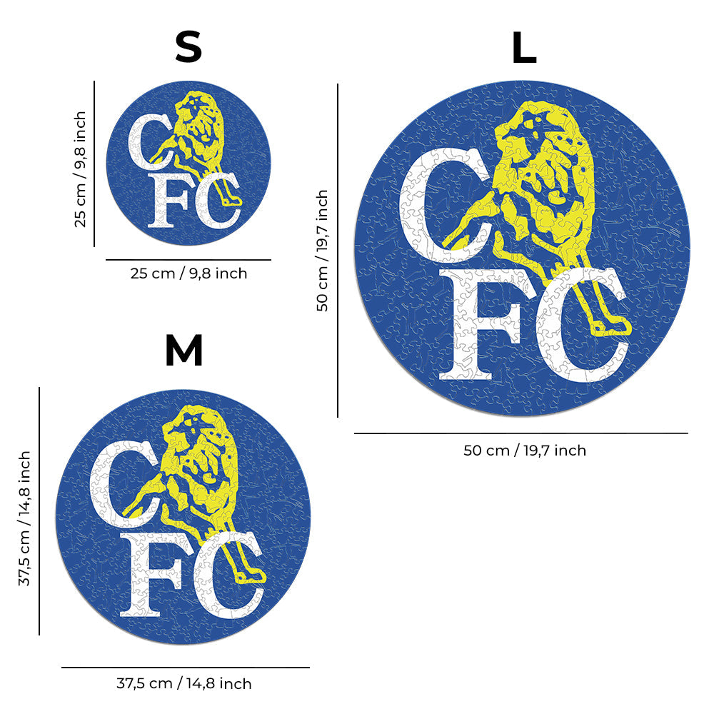 Chelsea FC® Retro Escudo - Rompecabezas de Madera