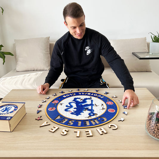 Chelsea FC® Escudo - Rompecabezas de Madera