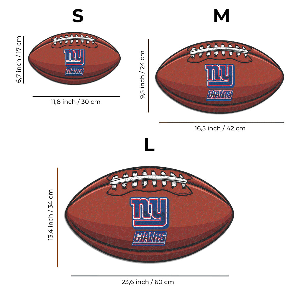 New York Giants™ - Rompecabezas de Madera