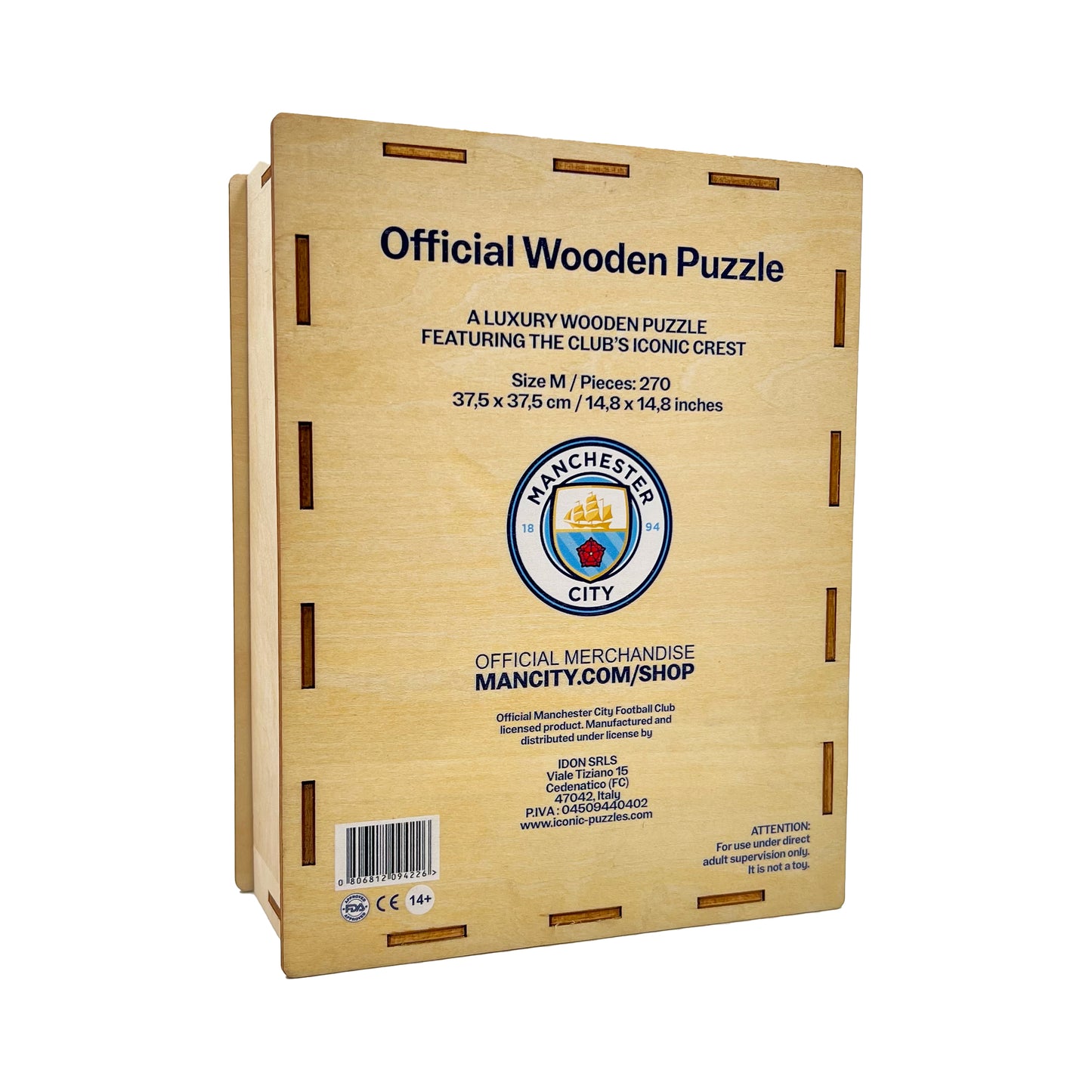Manchester City FC® Escudo - Rompecabezas de Madera
