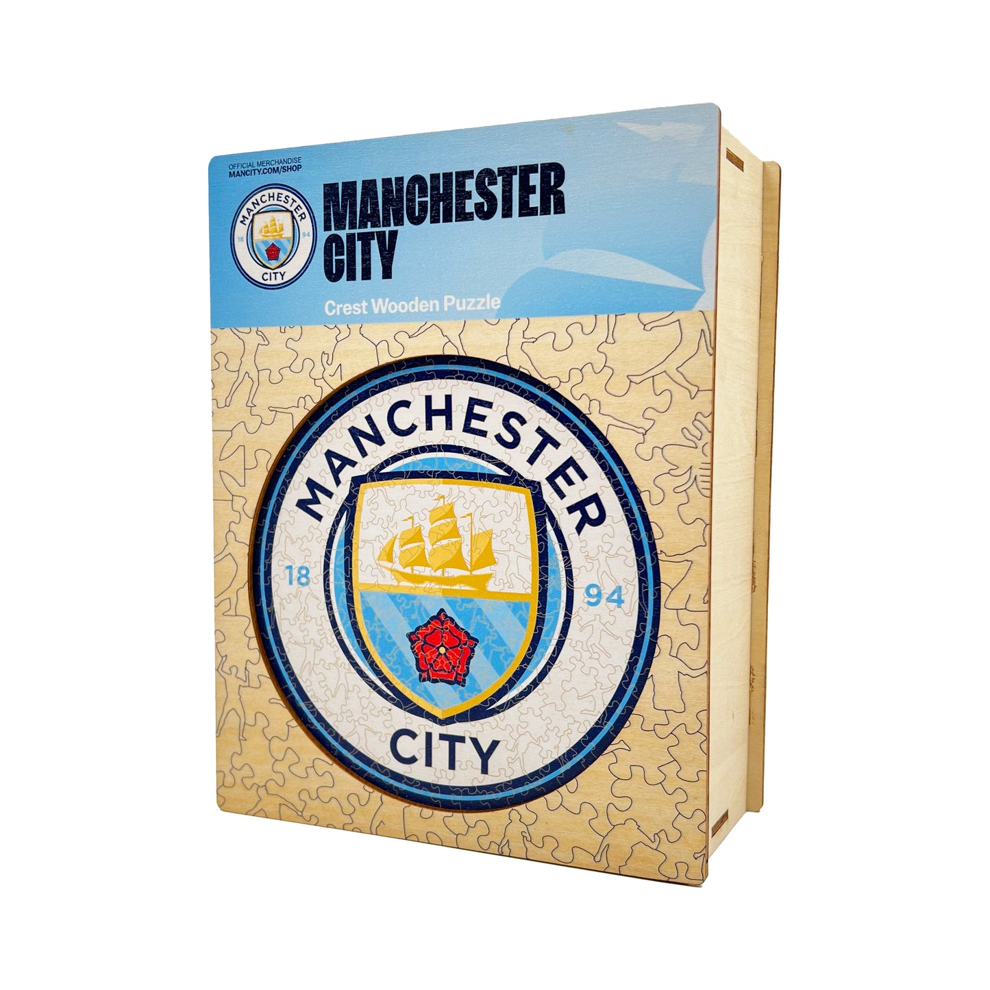 Manchester City FC® Escudo - Rompecabezas de Madera