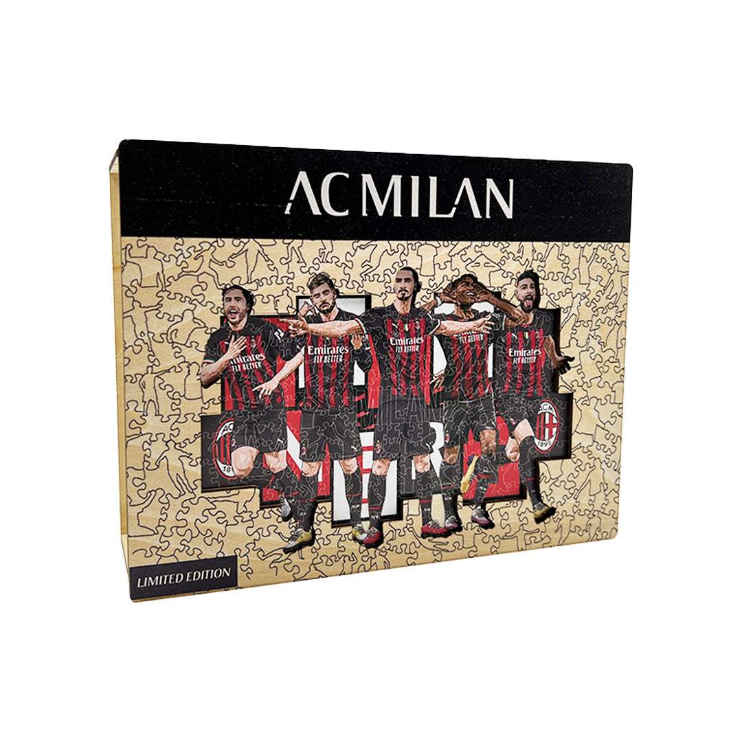 3 PACK Milan® Escudo + Jersey + 5 Jugadores