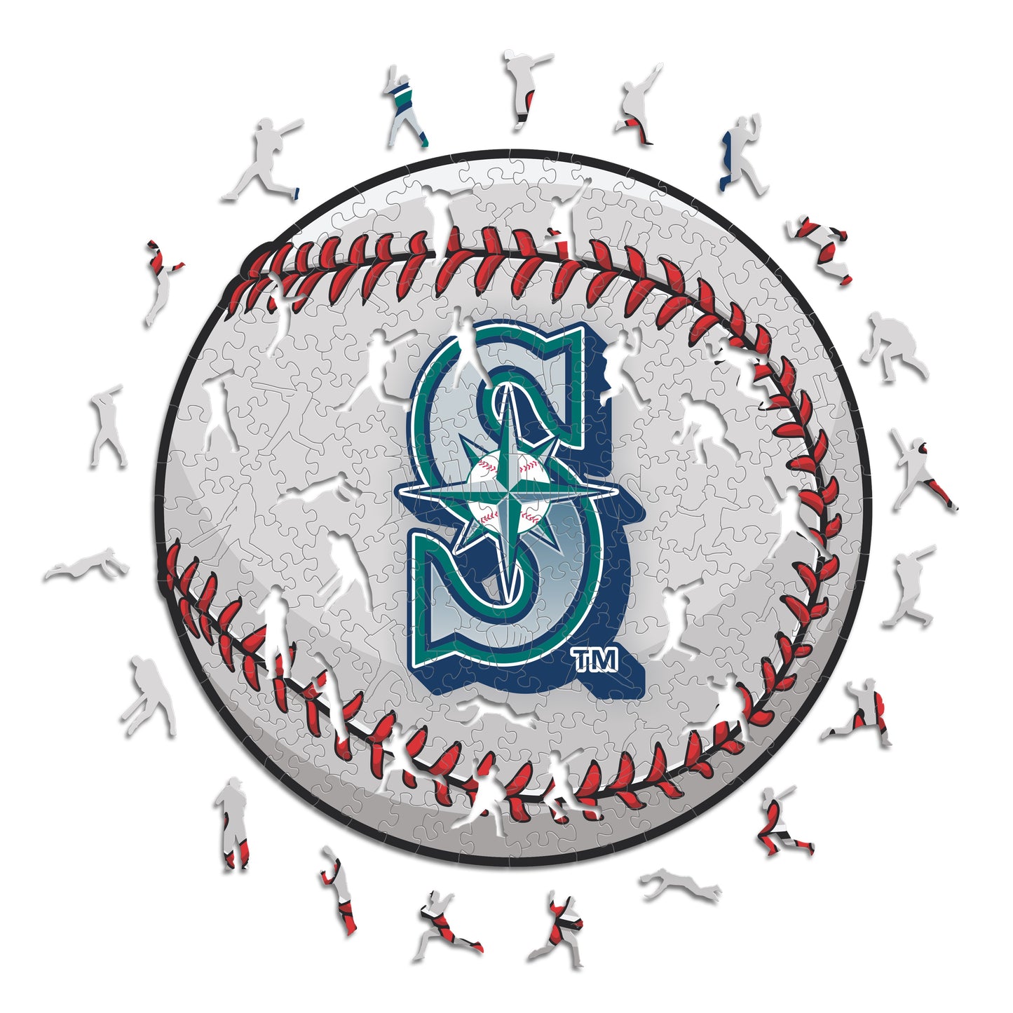 Seattle Mariners™ - Rompecabezas de Madera