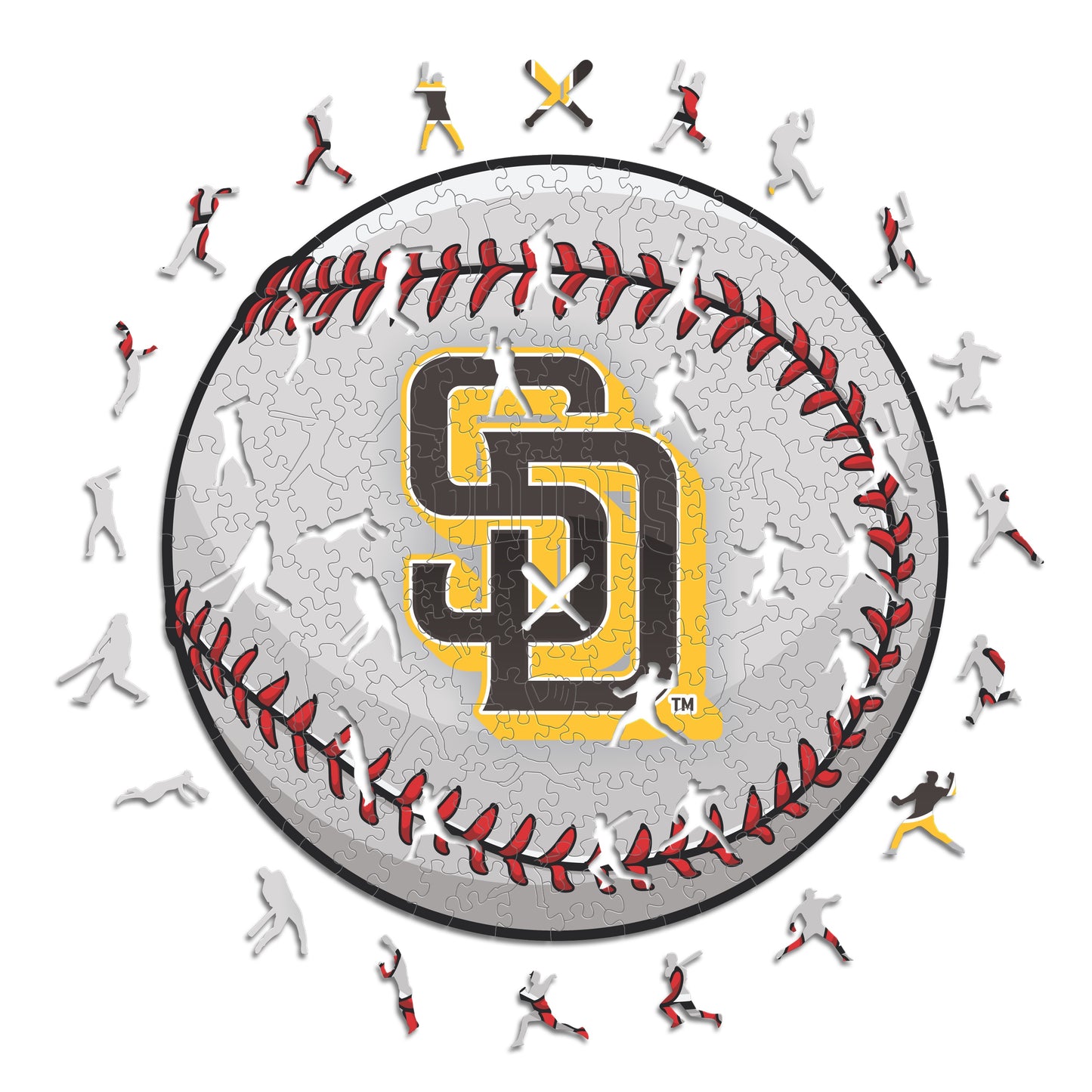 San Diego Padres™ - Rompecabezas de Madera