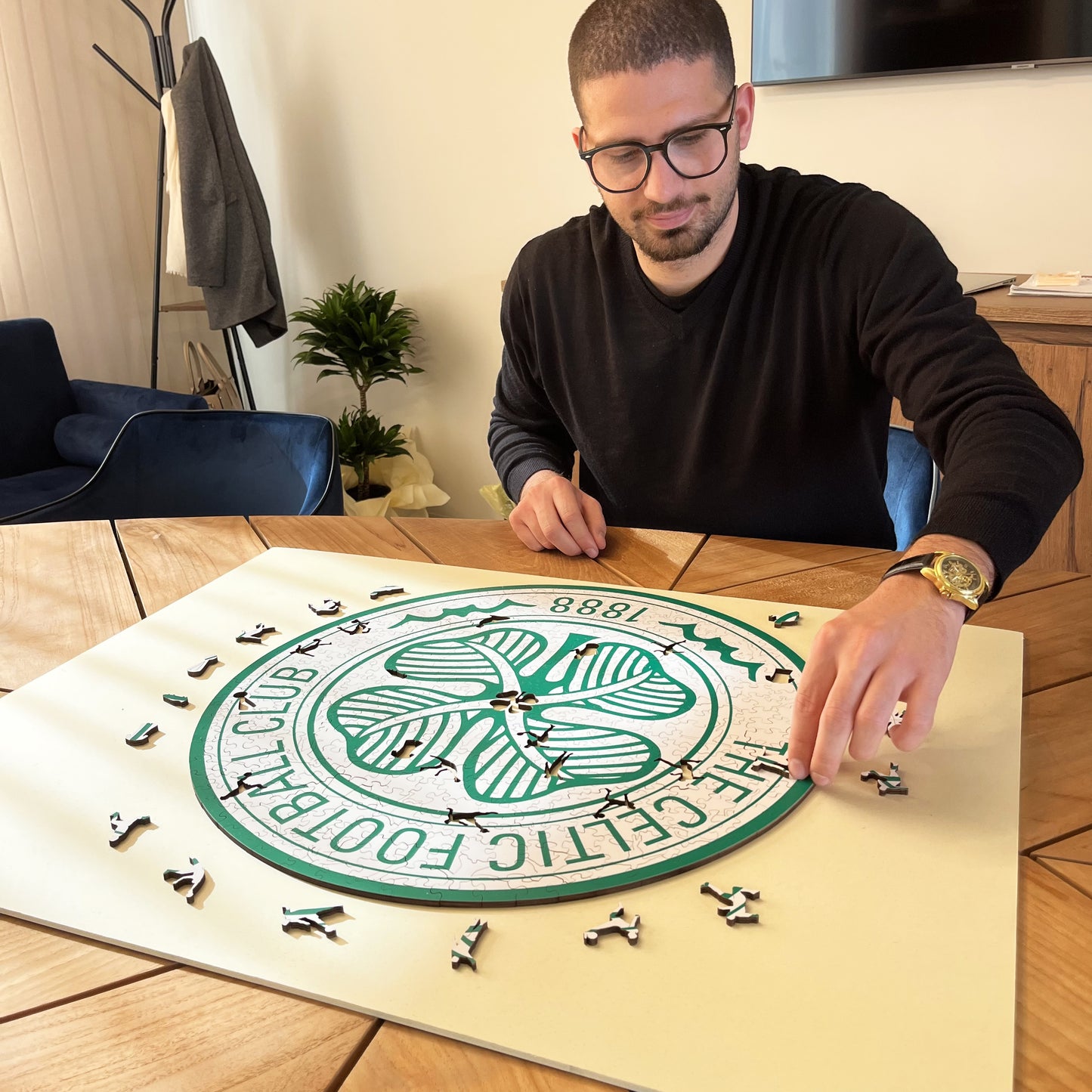 Celtic FC® Escudo - Rompecabezas de Madera