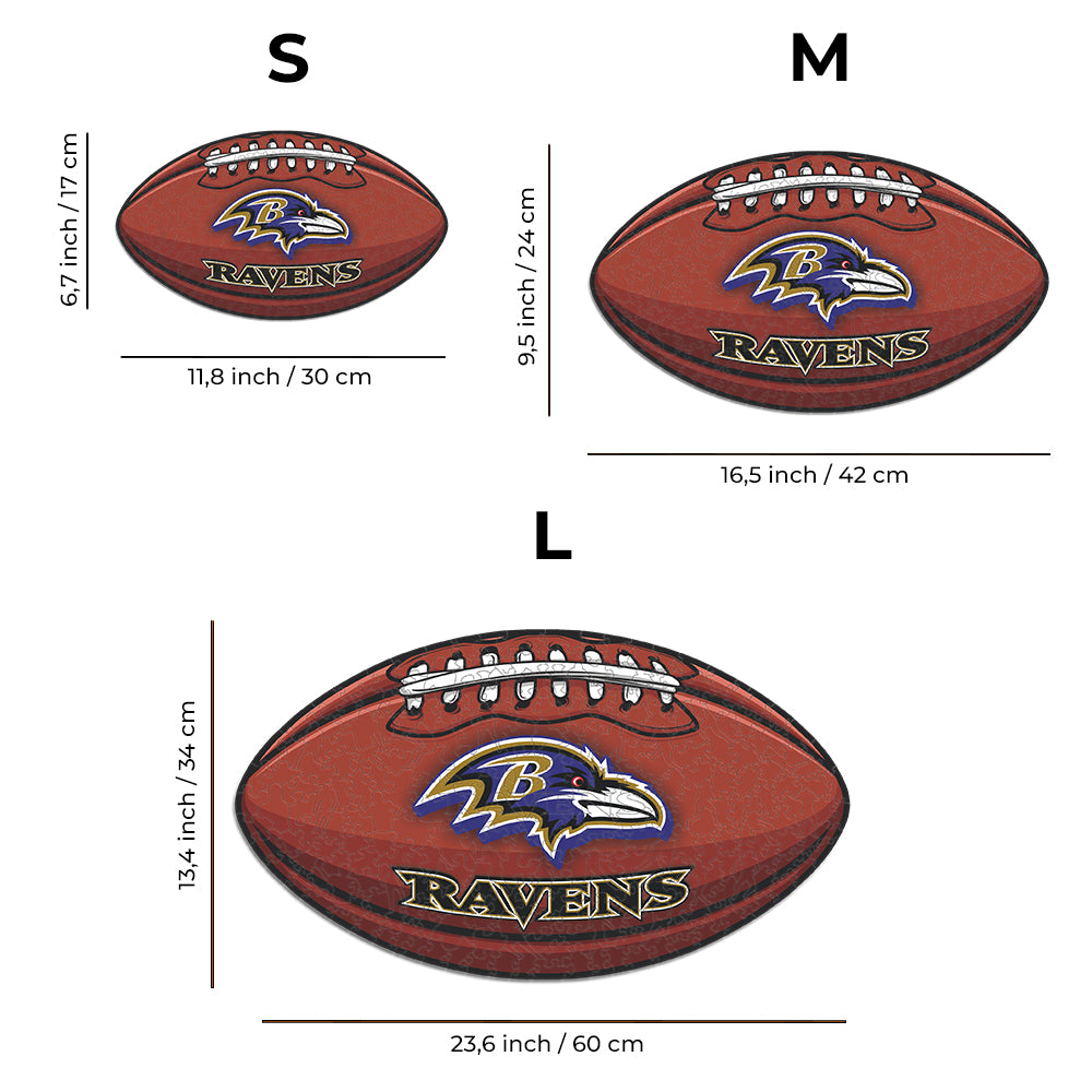 Baltimore Ravens™ - Rompecabezas de Madera